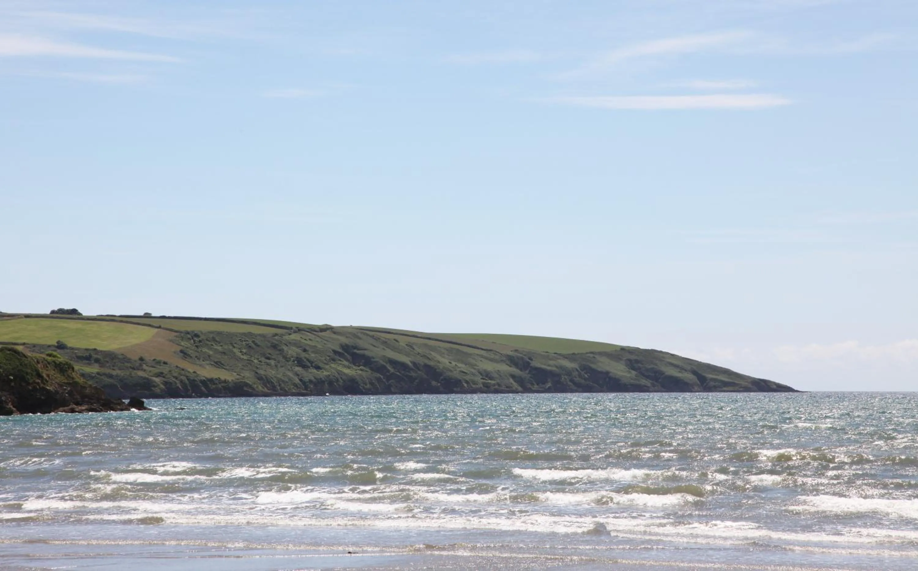 Beach in Par Sands Coastal Holiday park