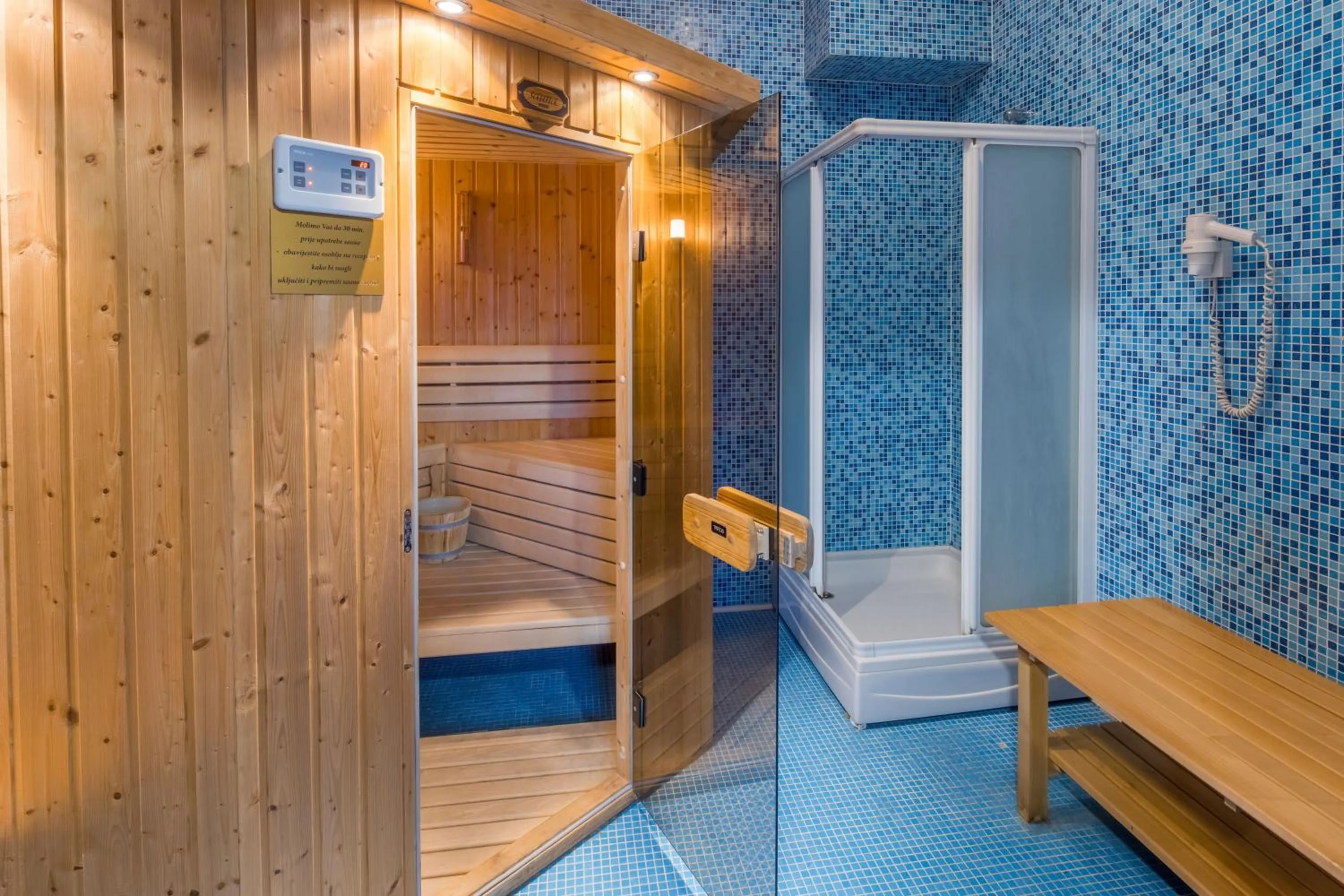Sauna, Bed in Pansion Waldinger