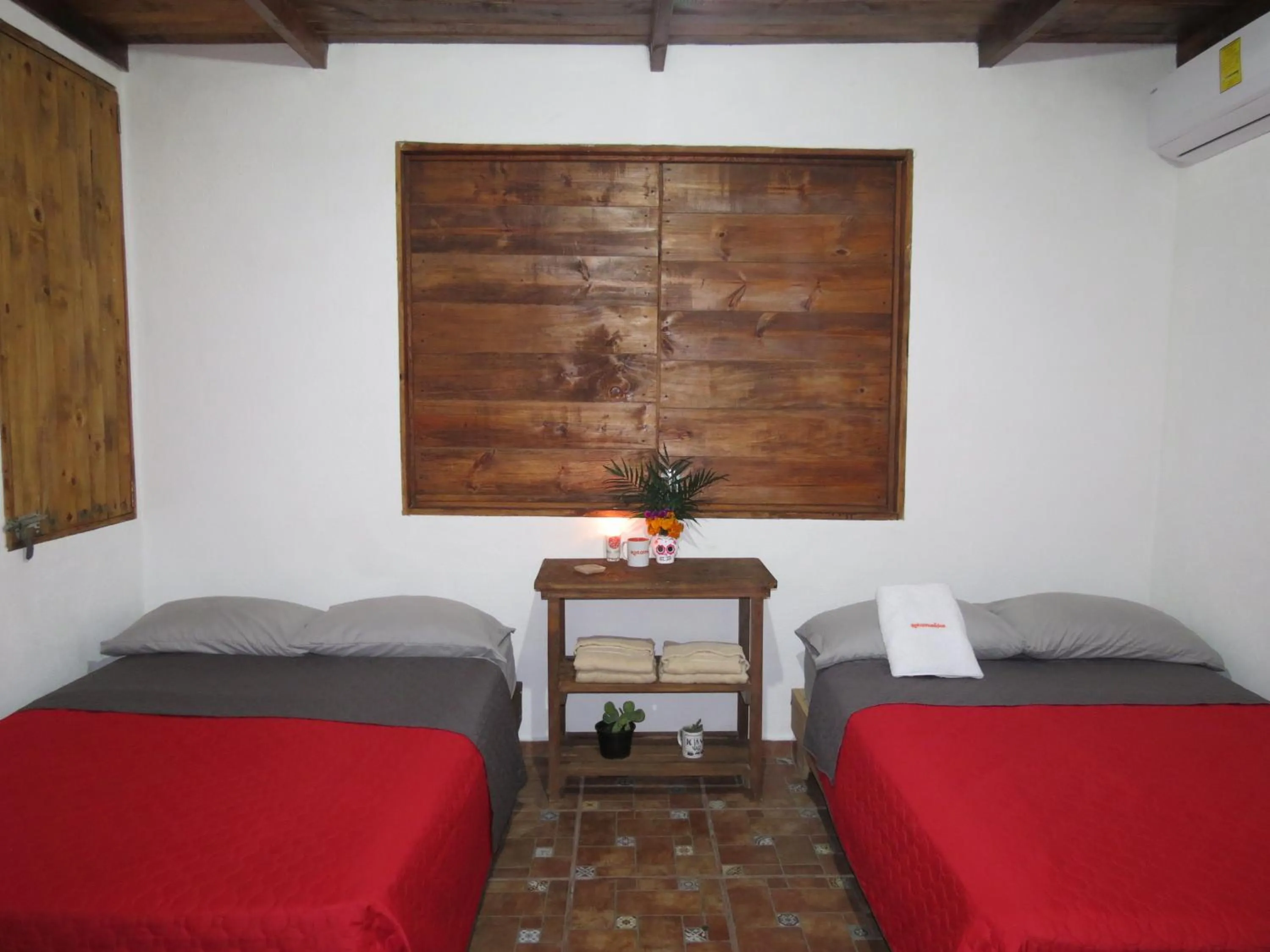 Bed, Seating Area in Casa Verde Xilitla By Rotamundos