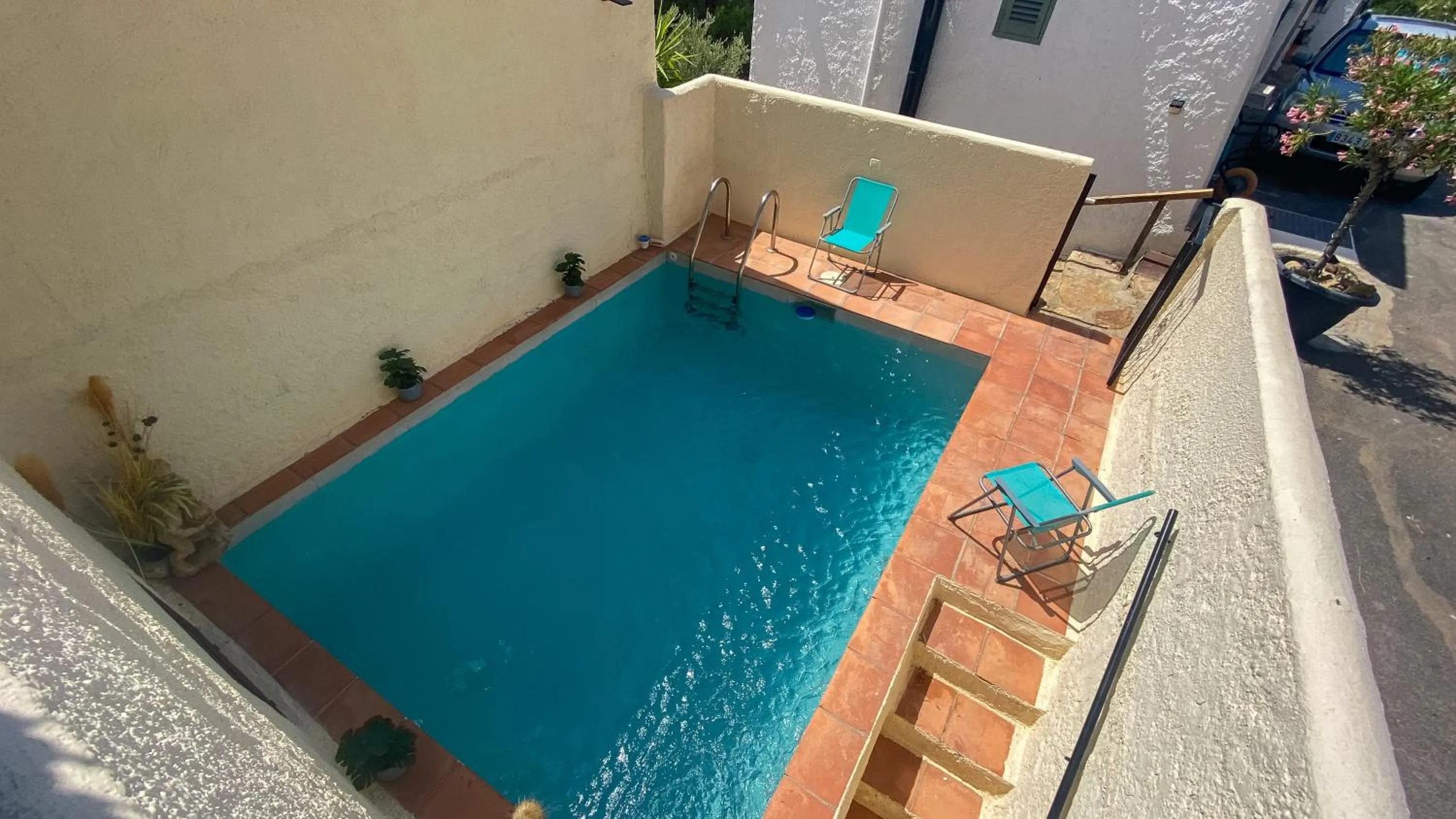 Pool view in Apartamento rural Casa Medico