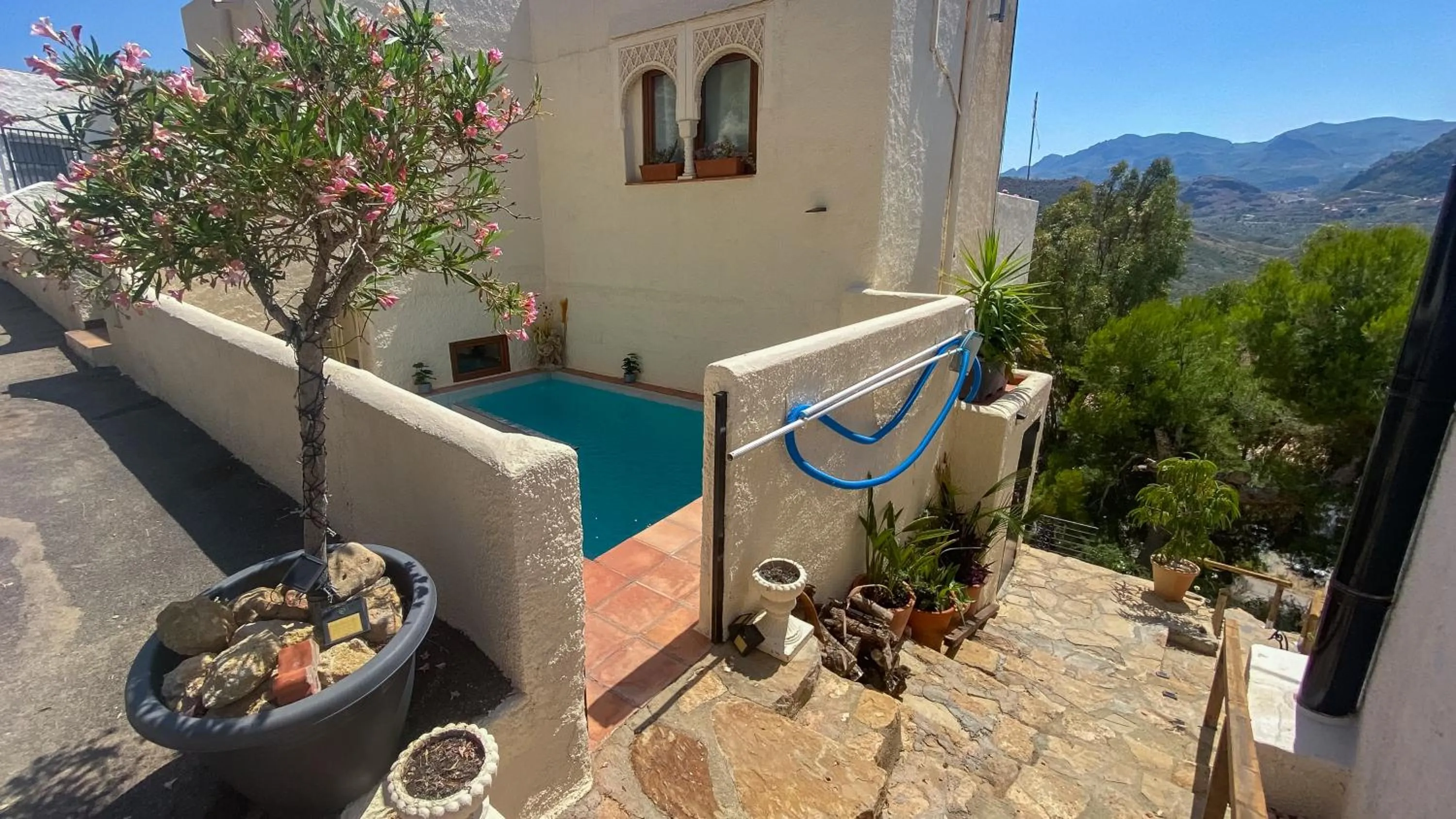 Pool view in Apartamento rural Casa Medico