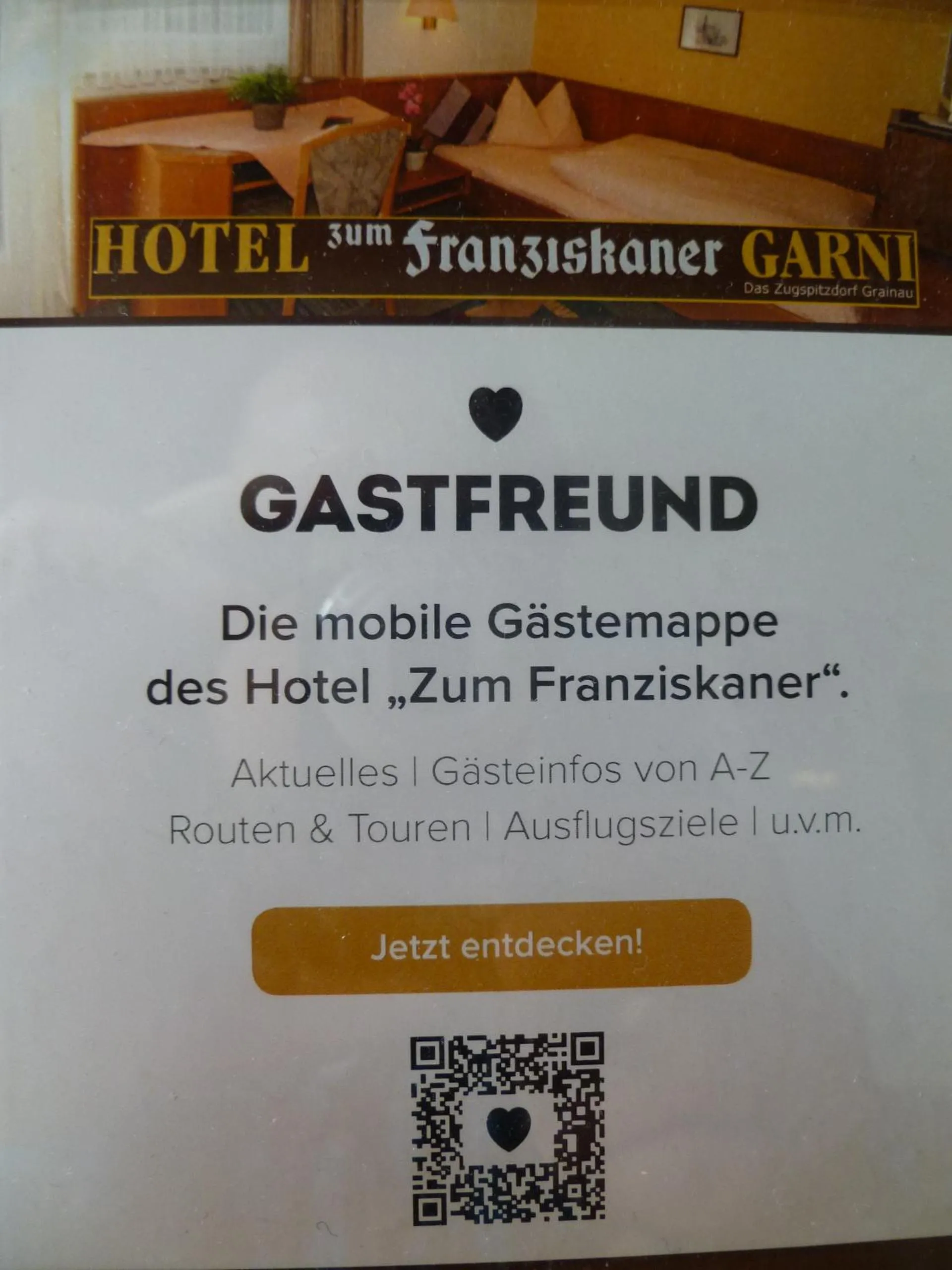 Logo/Certificate/Sign in Zum Franziskaner