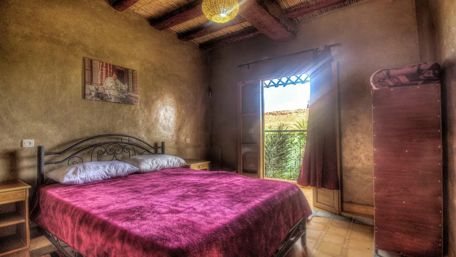 Bed in Gite Tamlli Bed in Gite Tamlli