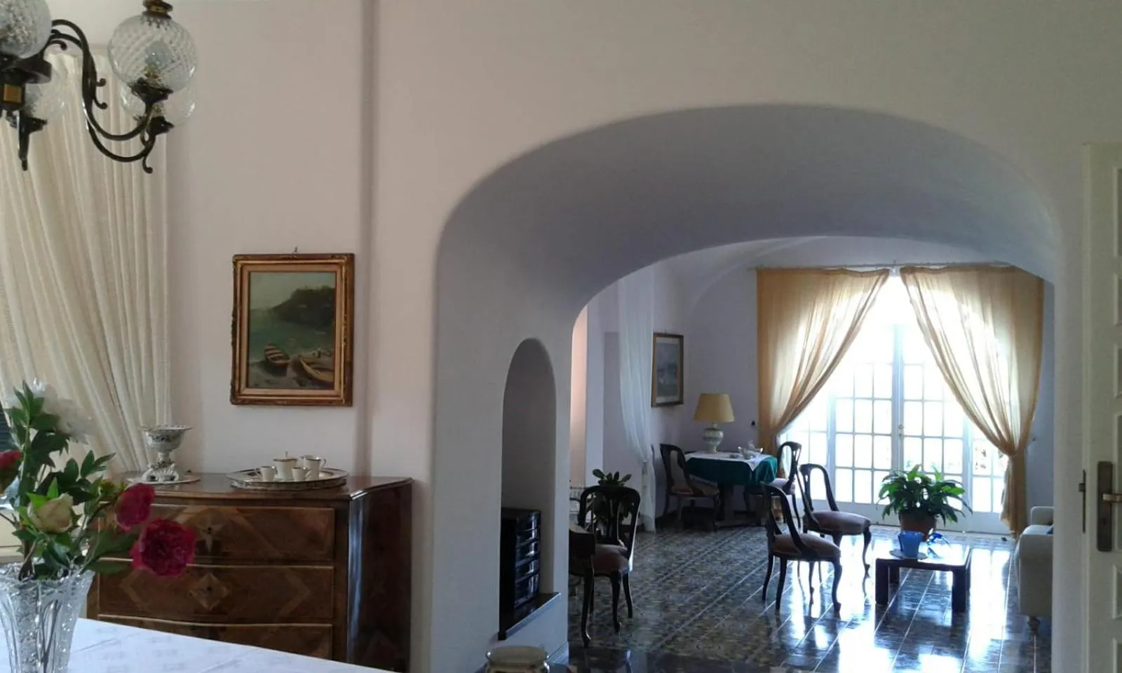 Living room in Villa Augusta