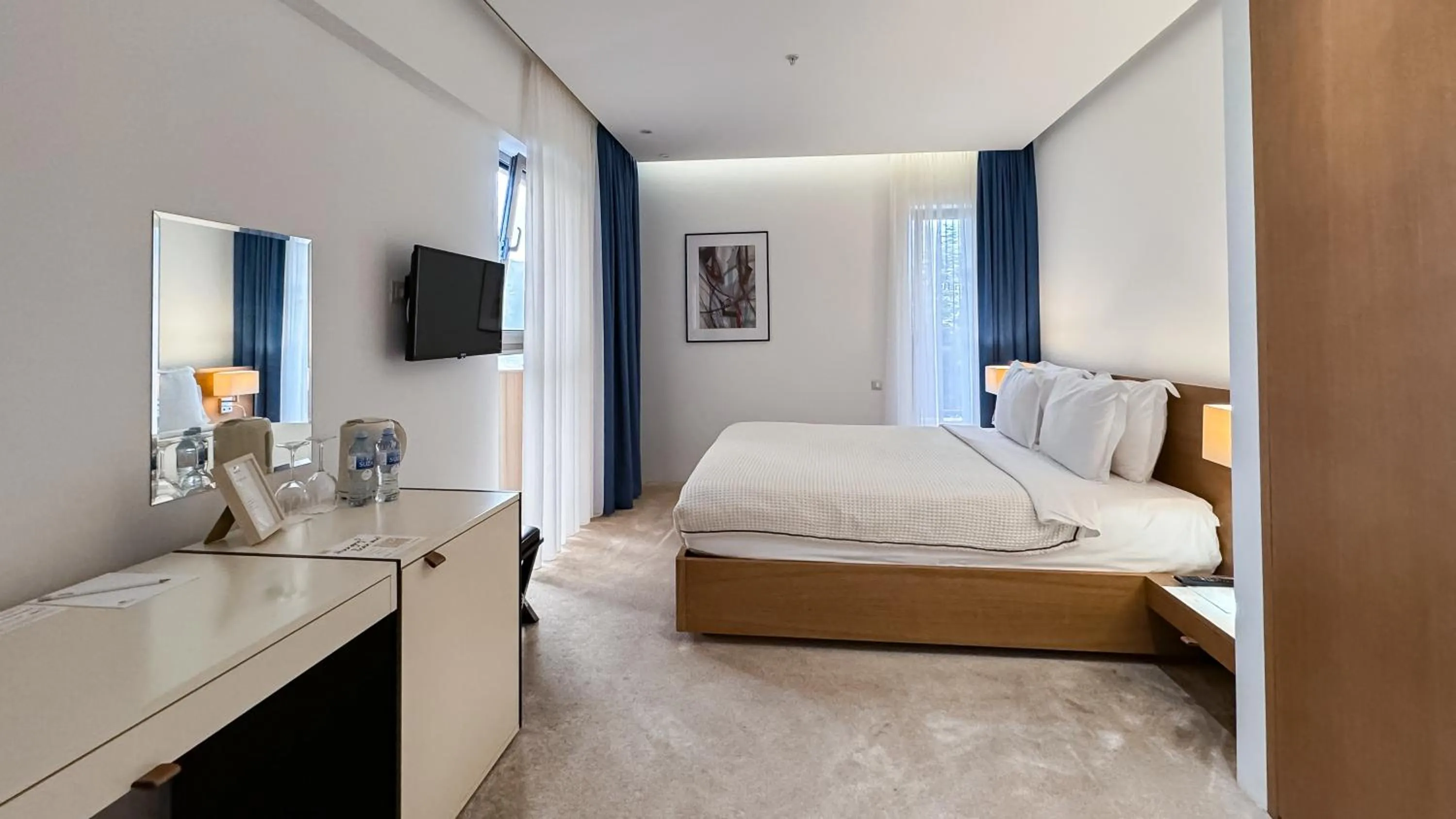 Bedroom, Bed in Hotel Harmonia by Dukley