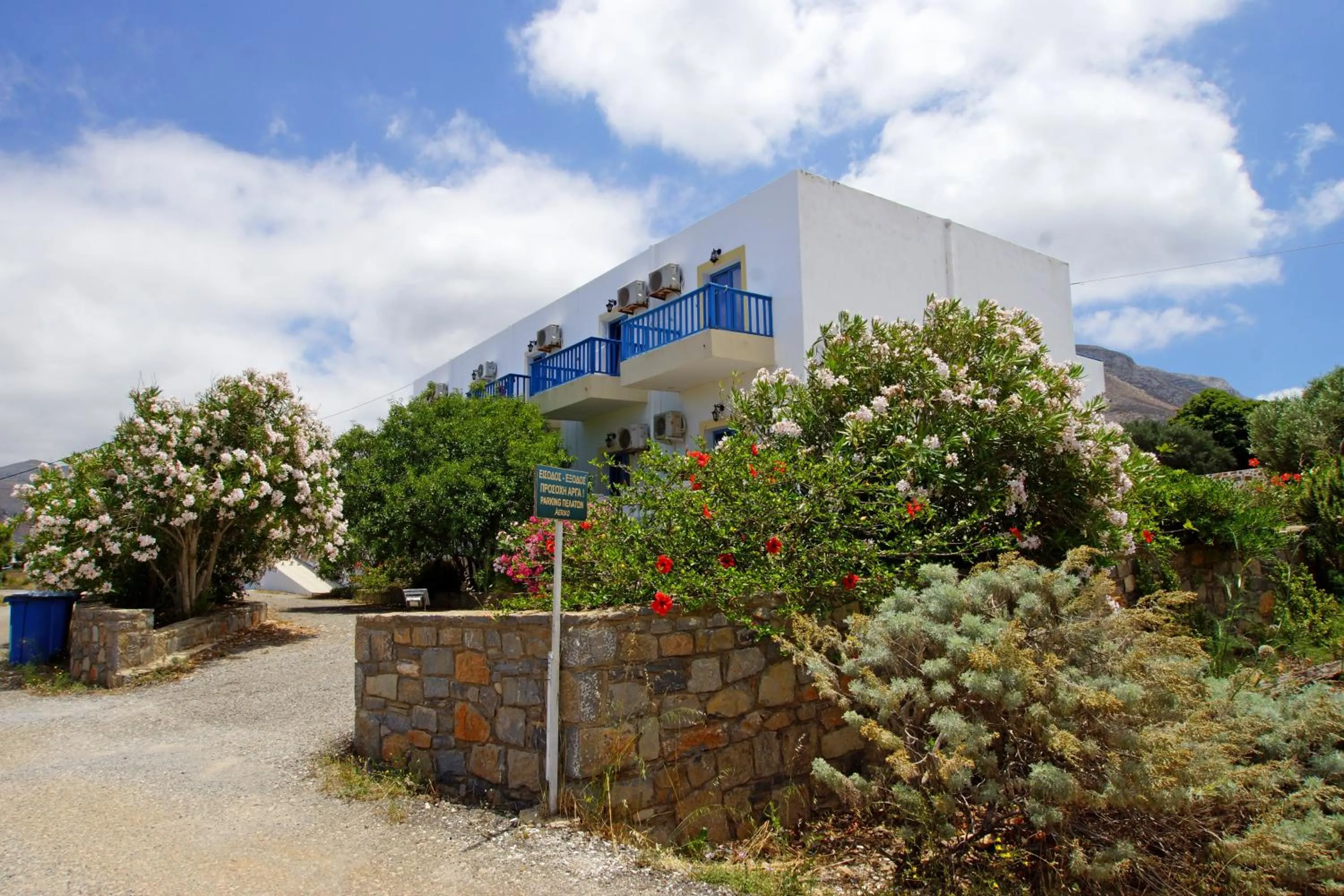 Property building in Aeriko Hotel Apartments