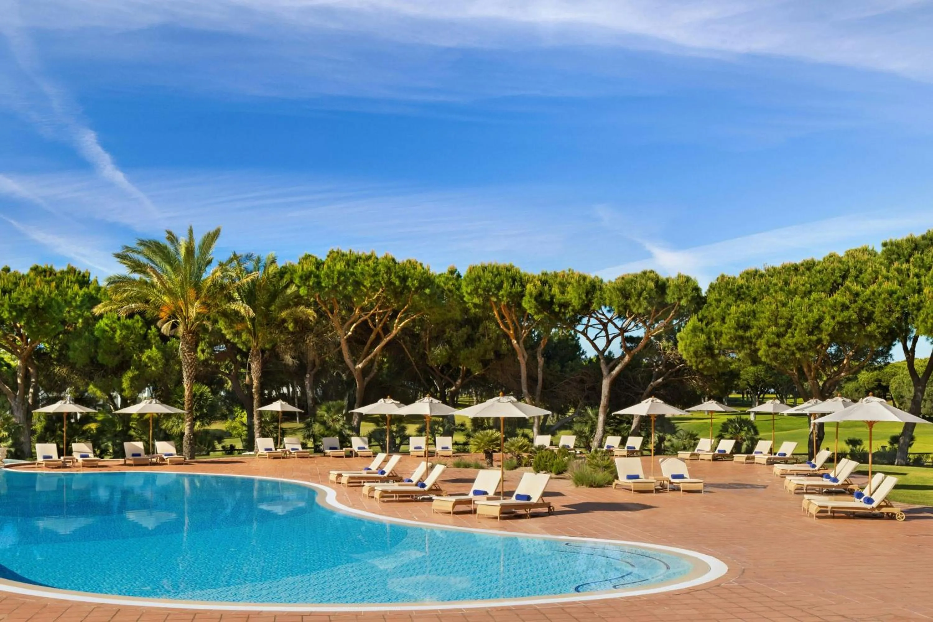 Swimming pool in Pine Cliffs Hotel, a Luxury Collection Resort, Algarve