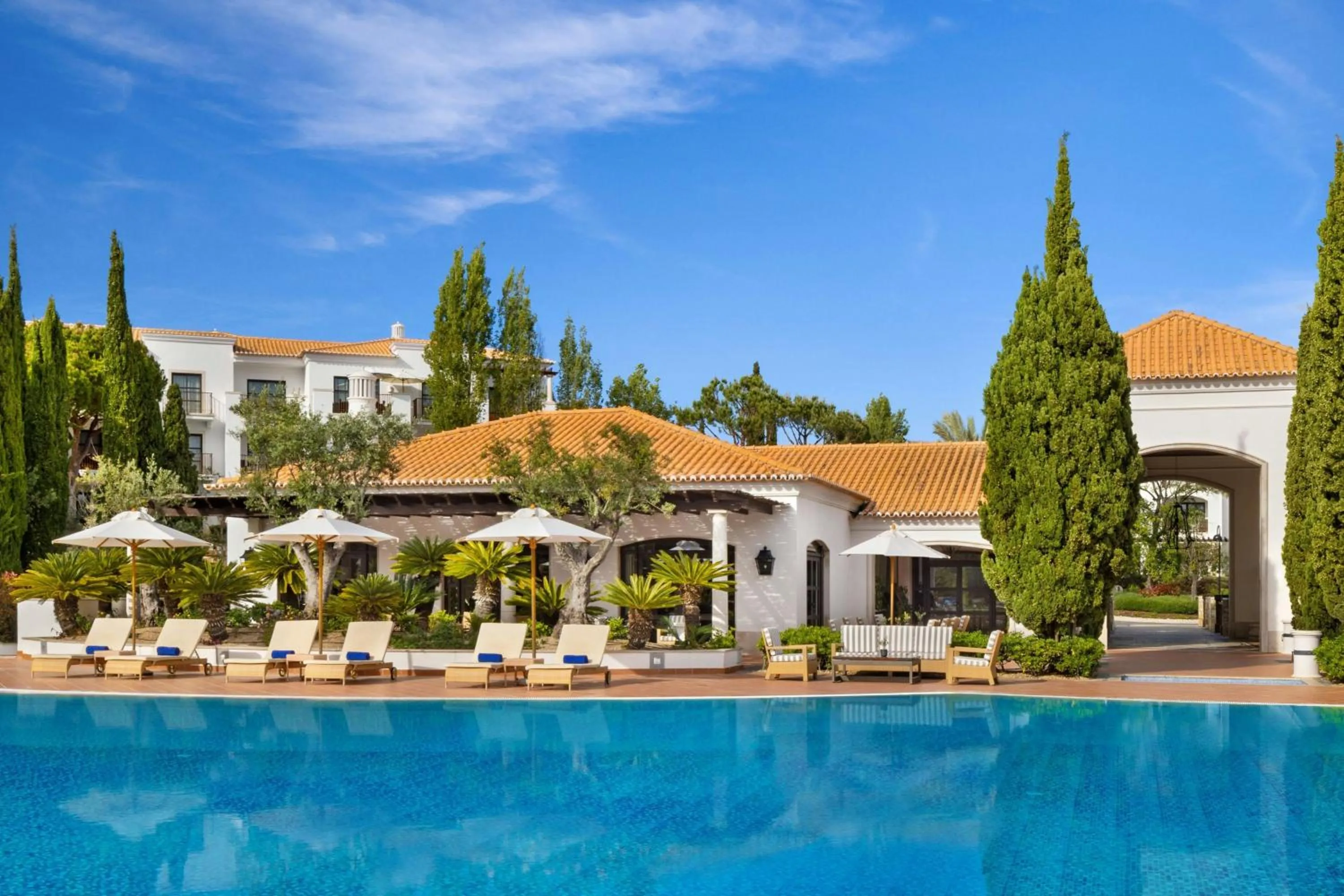 Swimming pool in Pine Cliffs Hotel, a Luxury Collection Resort, Algarve