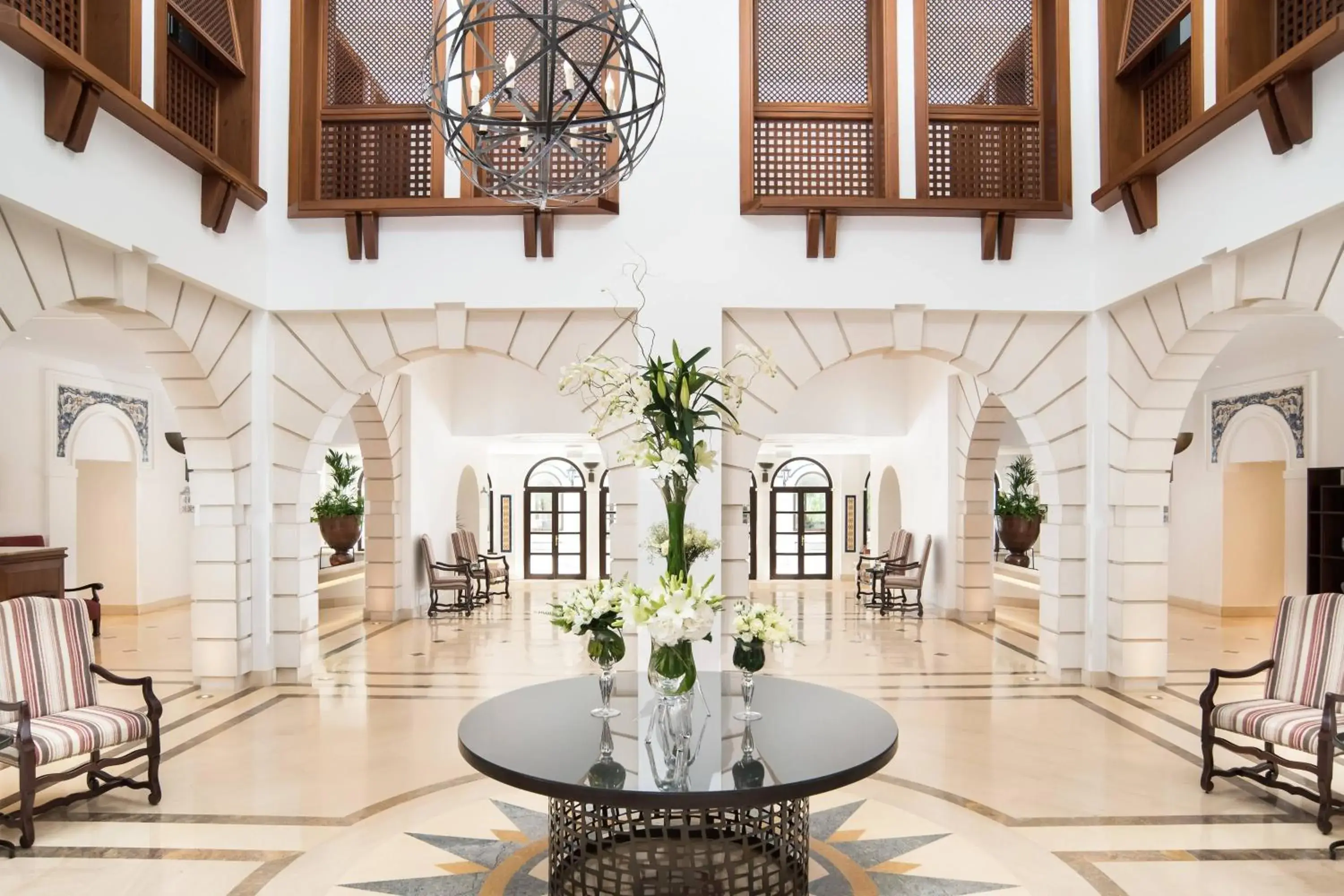 Lobby or reception in Pine Cliffs Hotel, a Luxury Collection Resort, Algarve Lobby or reception in Pine Cliffs Hotel, a Luxury Collection Resort, Algarve