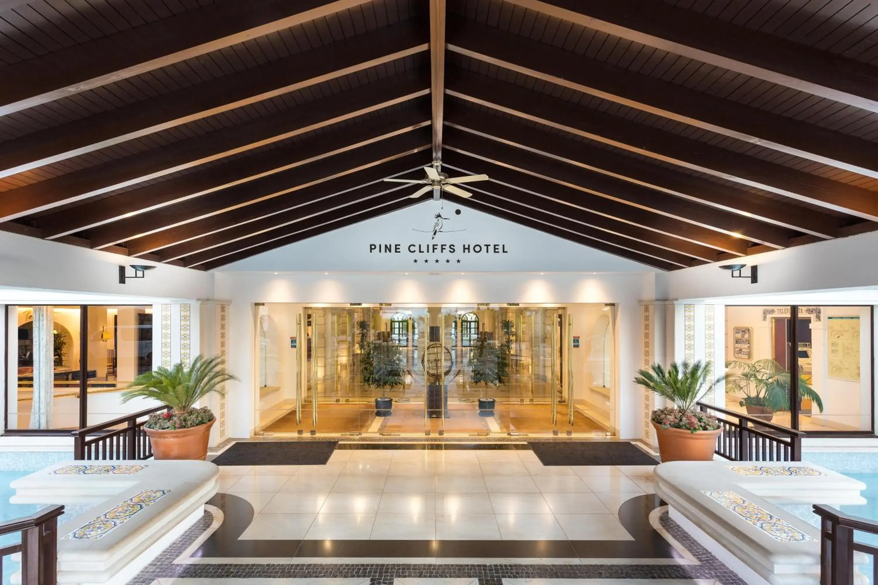 Lobby or reception in Pine Cliffs Hotel, a Luxury Collection Resort, Algarve Lobby or reception in Pine Cliffs Hotel, a Luxury Collection Resort, Algarve