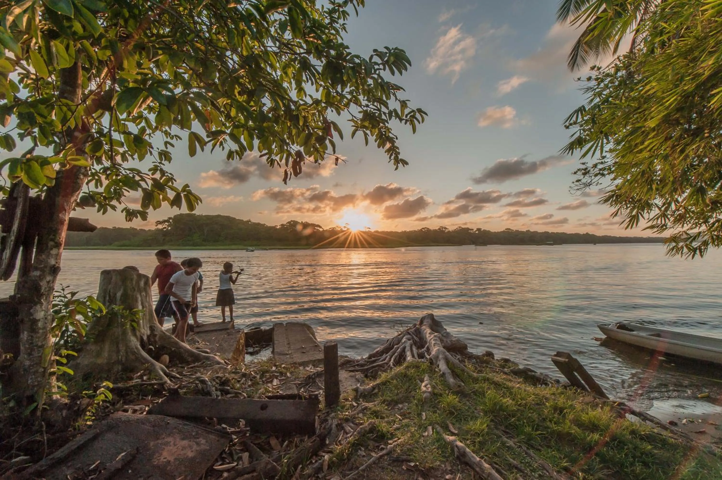 Sunset in Hotel El Icaco Tortuguero