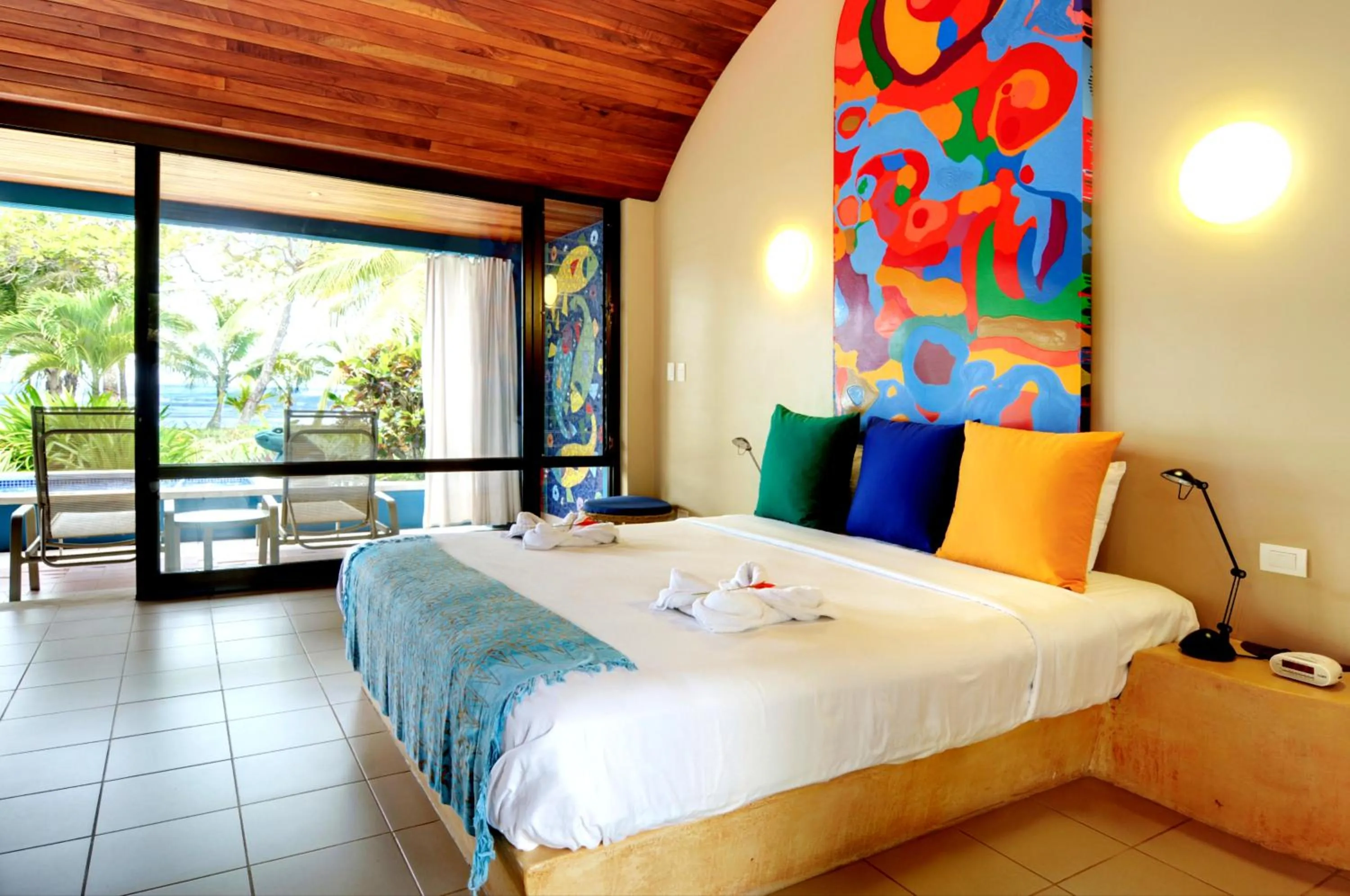 Bed in Alma del Pacifico Hotel & Spa