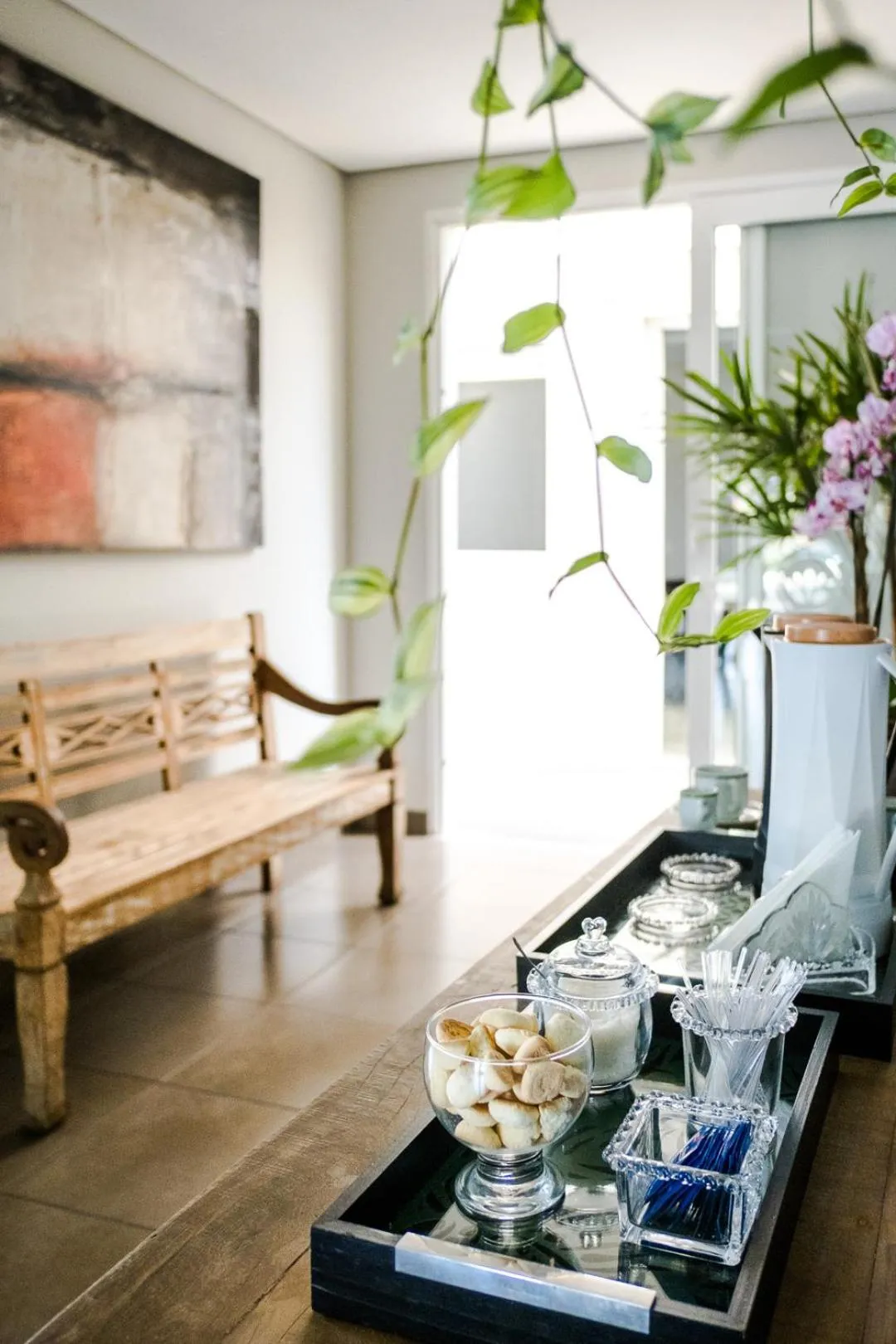 Lobby or reception in Vitoria Regia Hotel Bauru