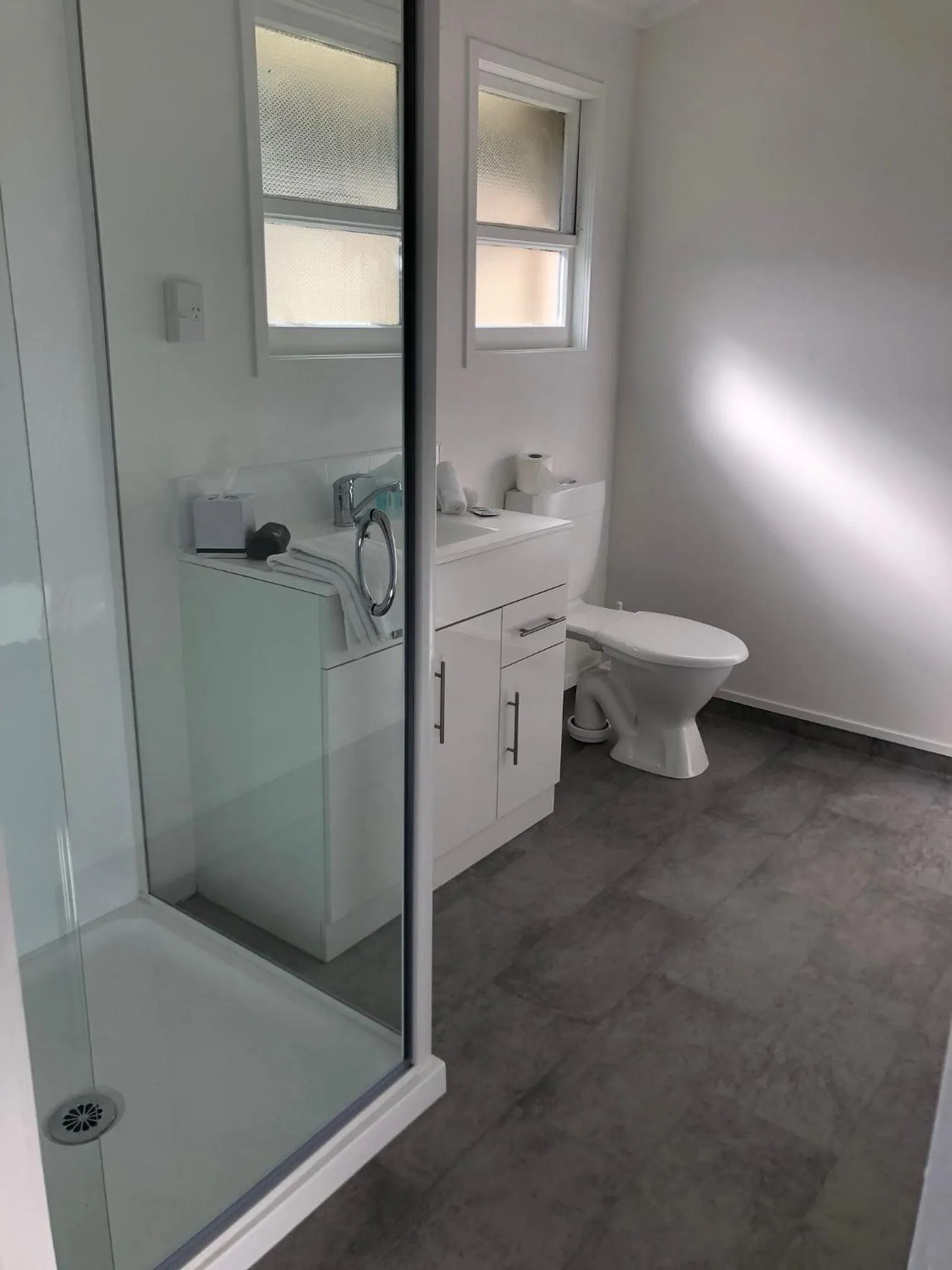 Bathroom in Ambassador Motor Inn