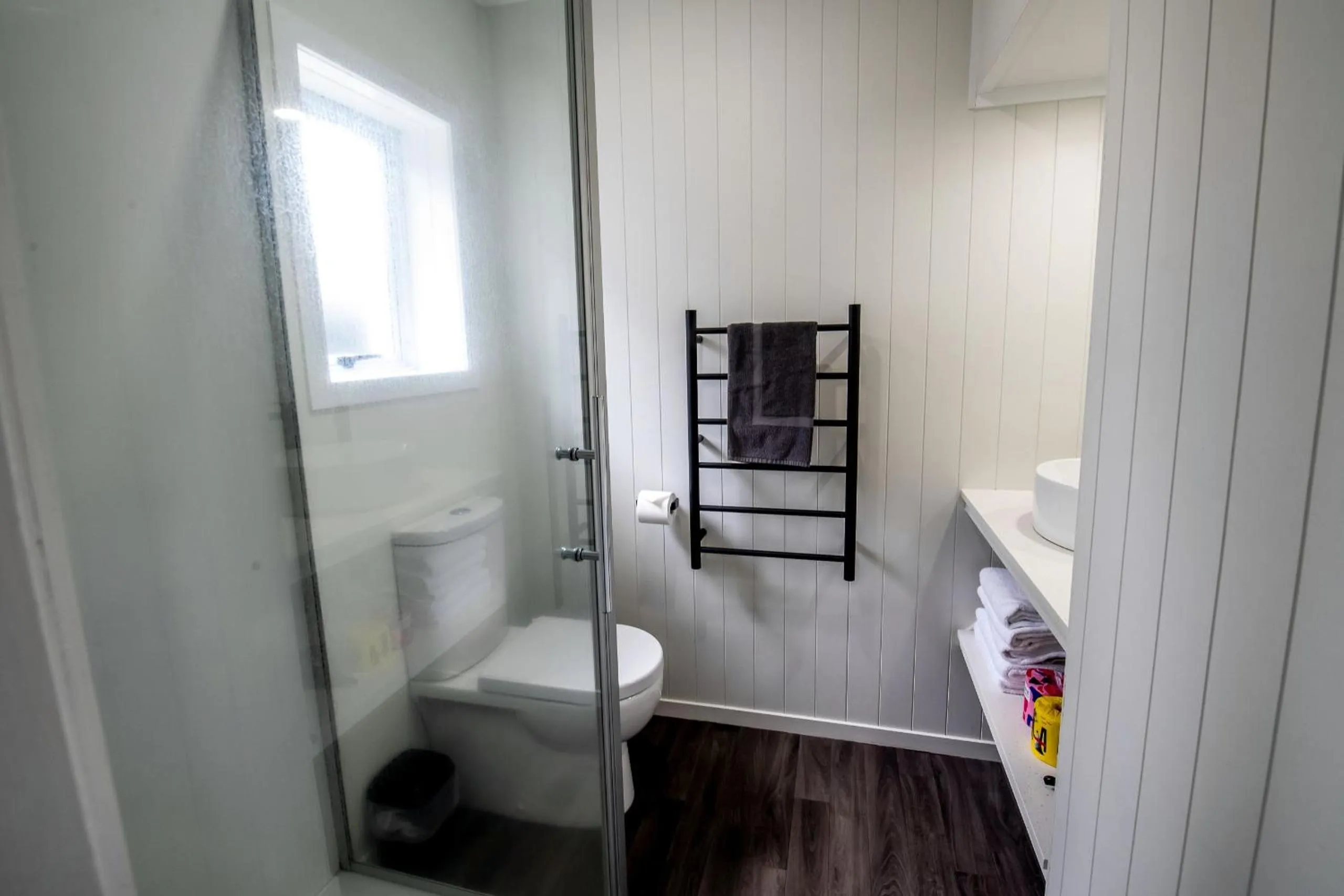 Shower in Aura Accommodation