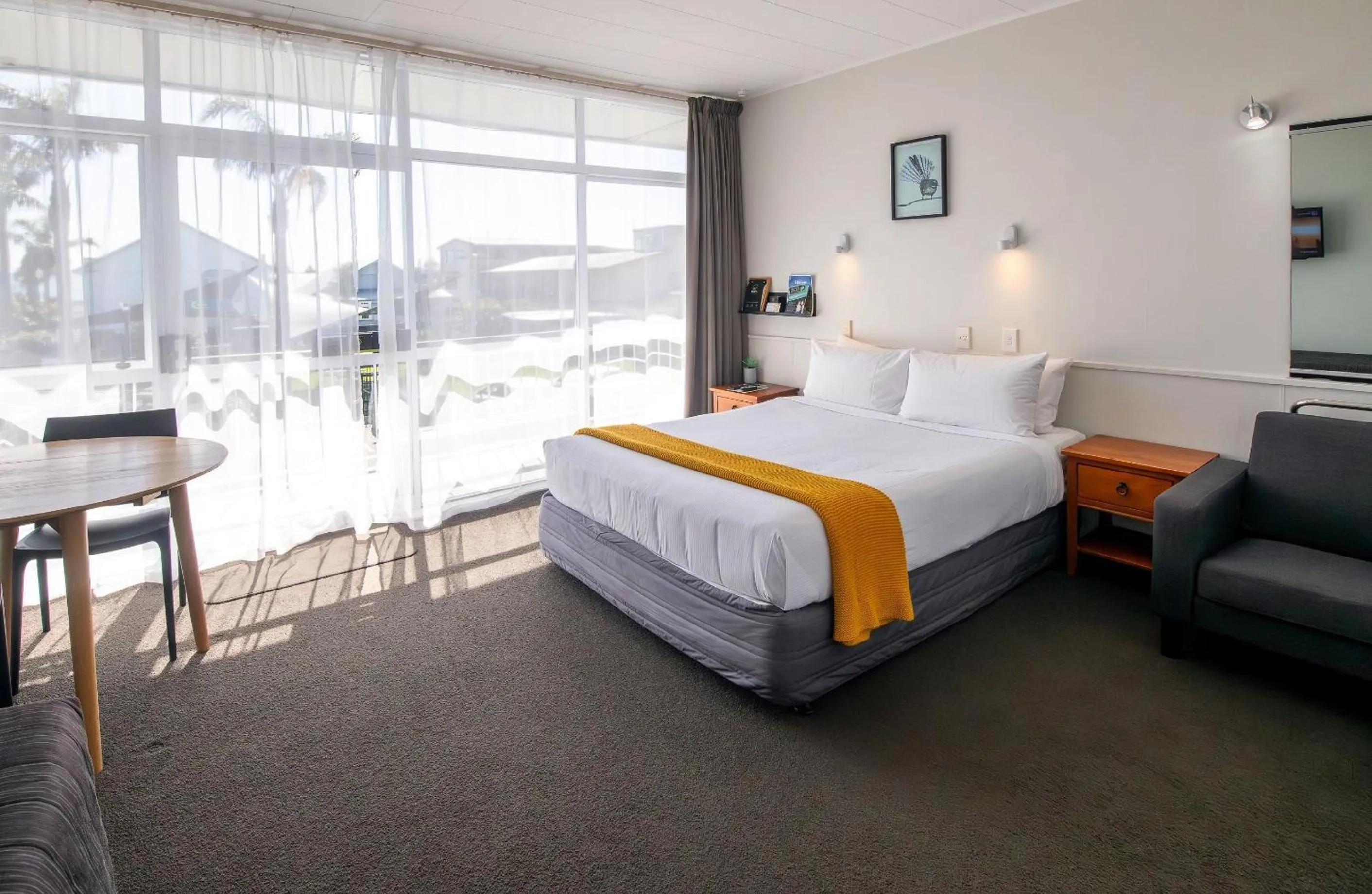 View (from property/room), Bed in Aura Accommodation