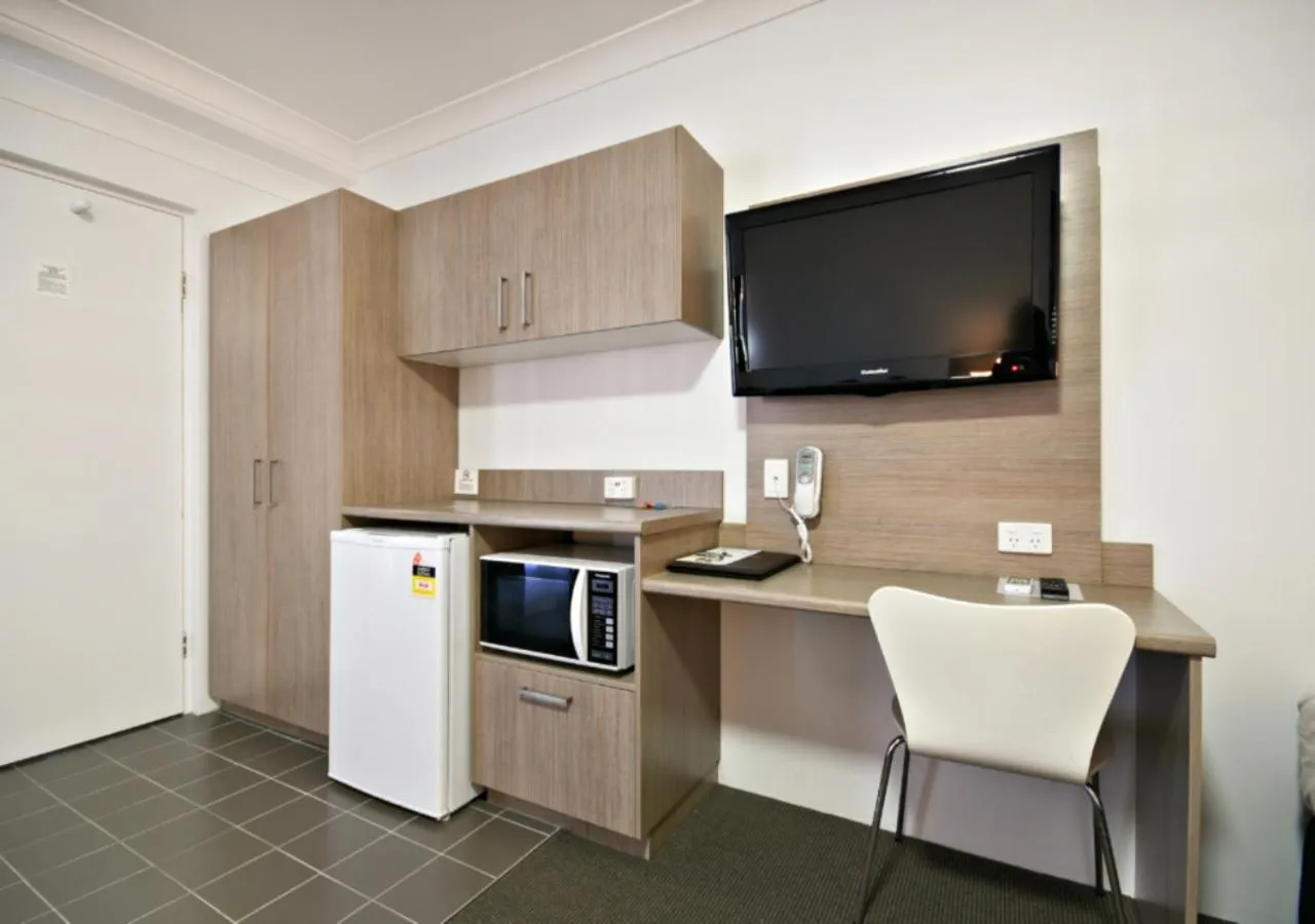 Seating area in The Aberdeen Motel