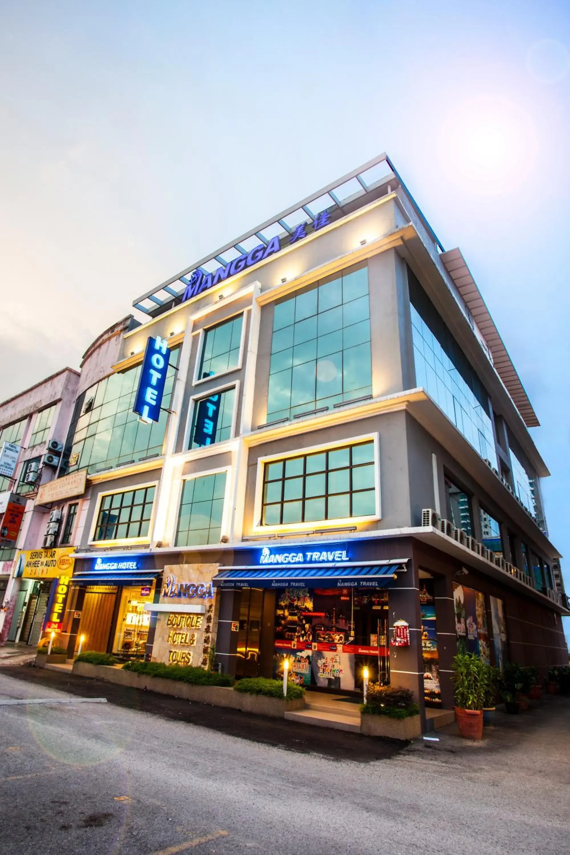 Property building in Mangga Boutique Hotel Property building in Mangga Boutique Hotel