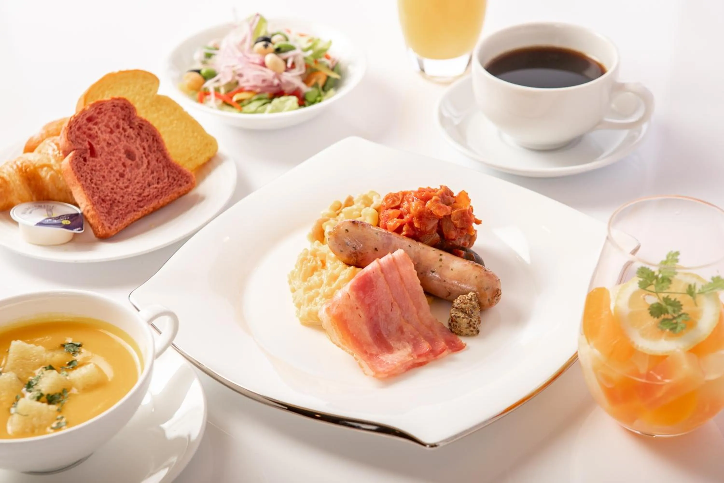Breakfast in Hotel Boston Plaza Kusatsu