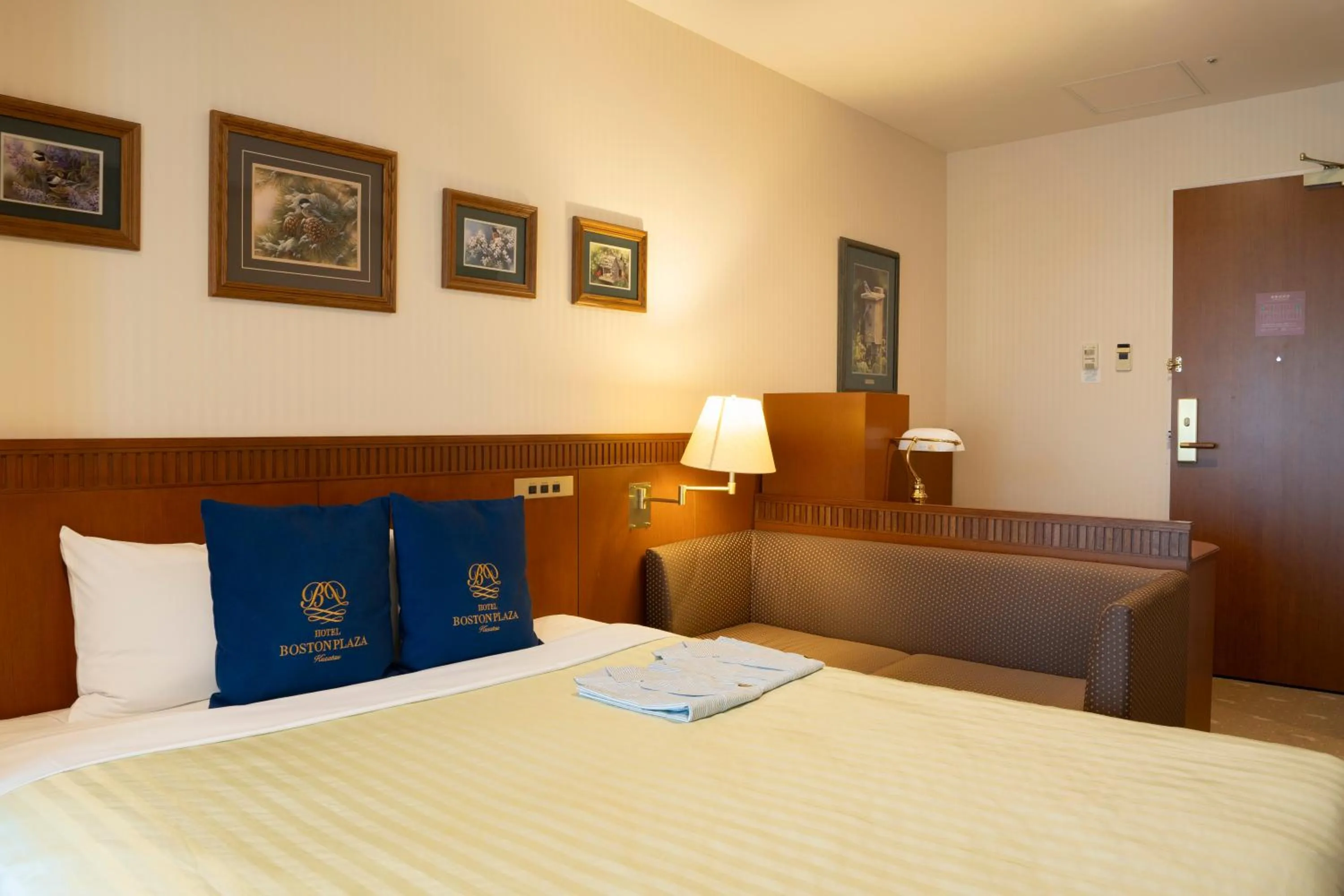 Bed in Hotel Boston Plaza Kusatsu