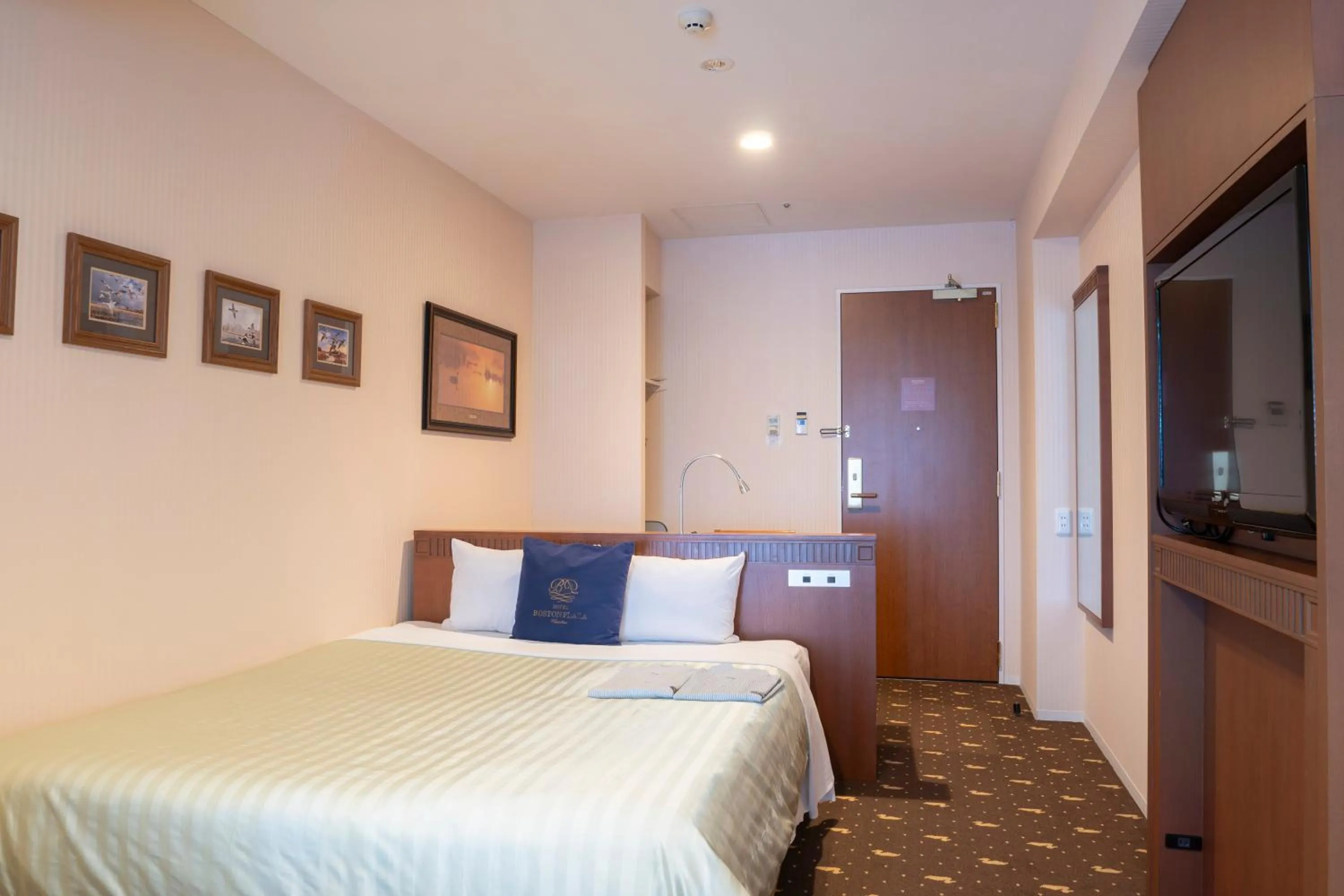 Bed in Hotel Boston Plaza Kusatsu