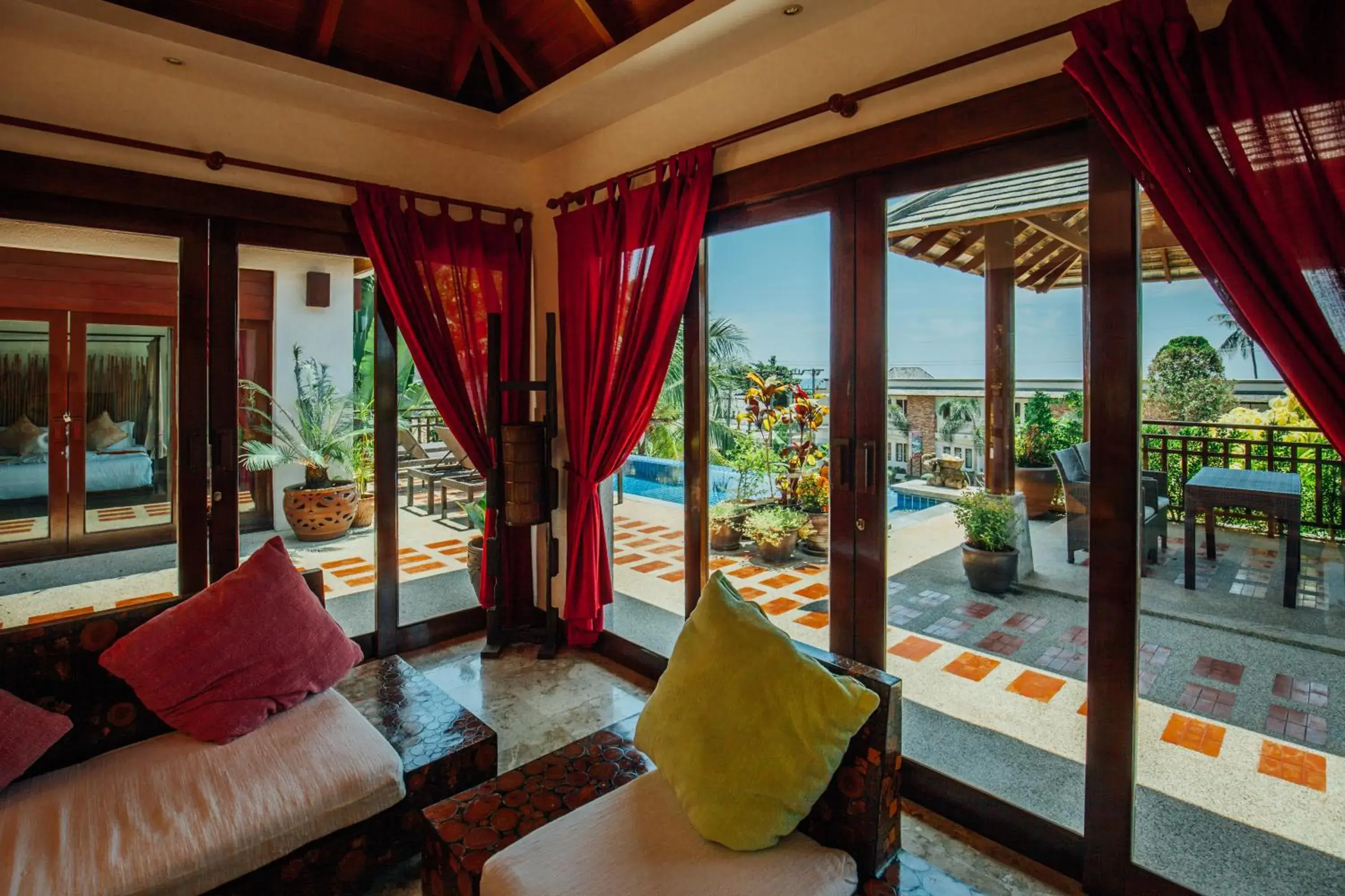 Living room in Thai Island Dream Estate