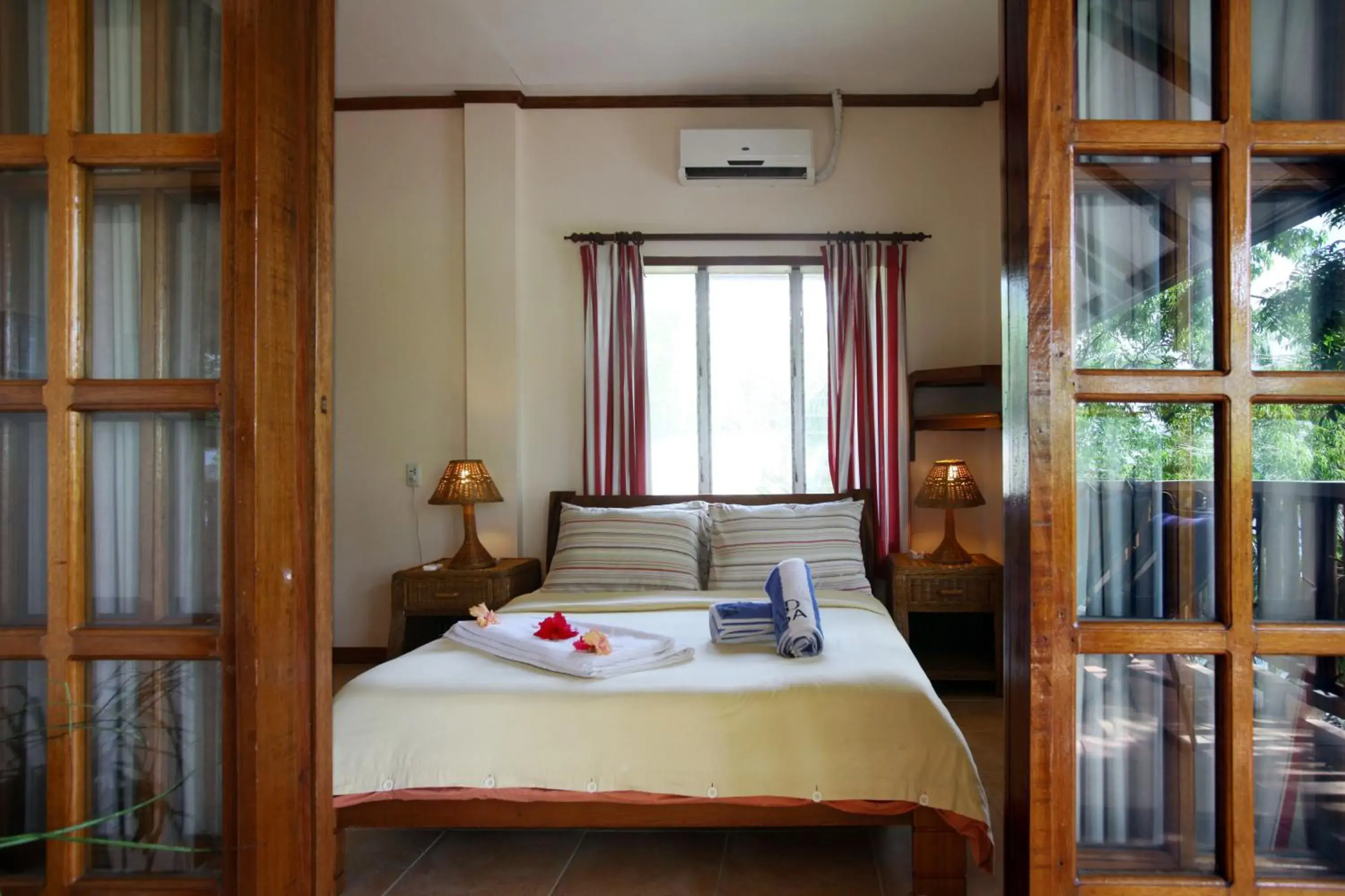 Bed in El Galleon Beach Resort Bed in El Galleon Beach Resort