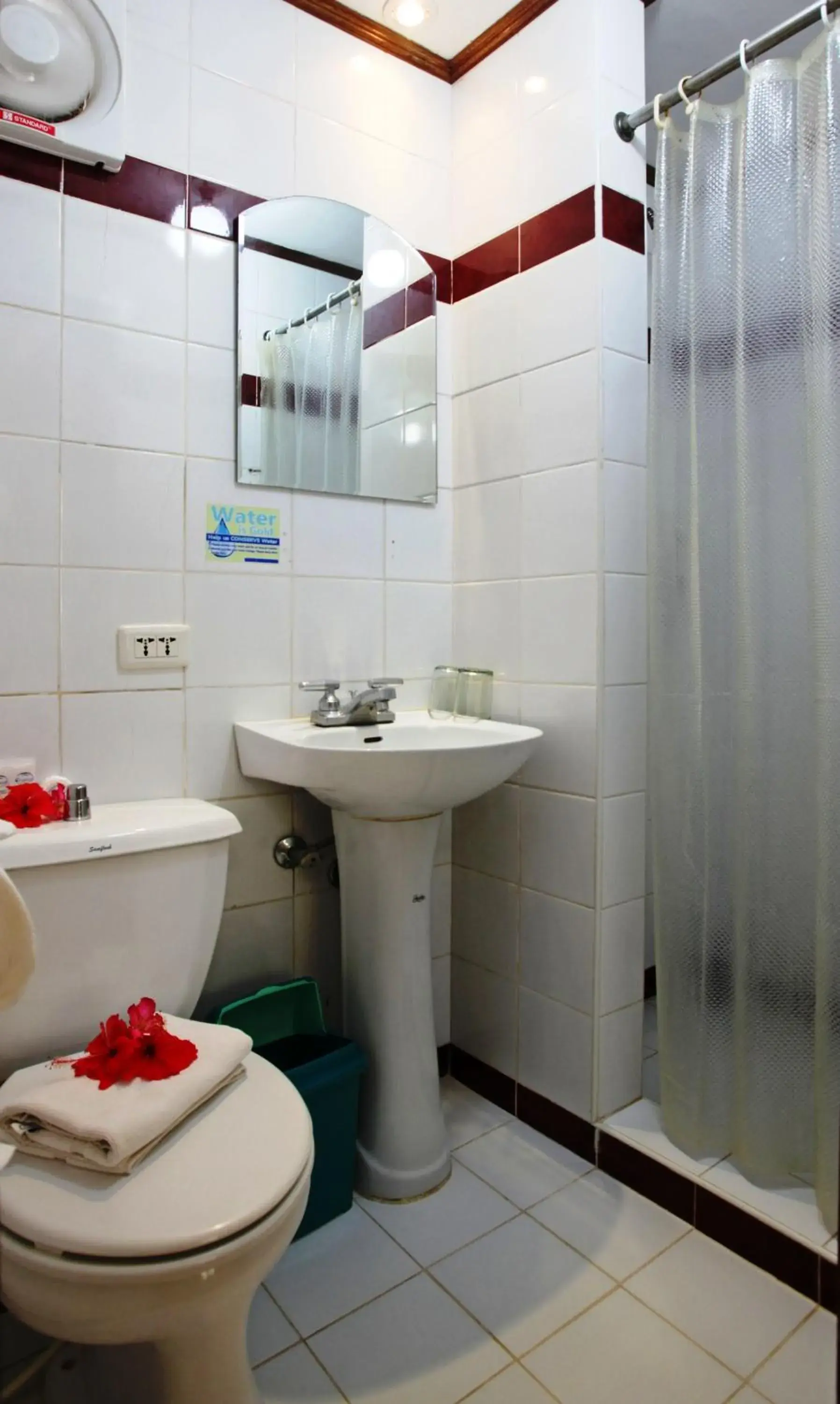 Bathroom in El Galleon Beach Resort Bathroom in El Galleon Beach Resort
