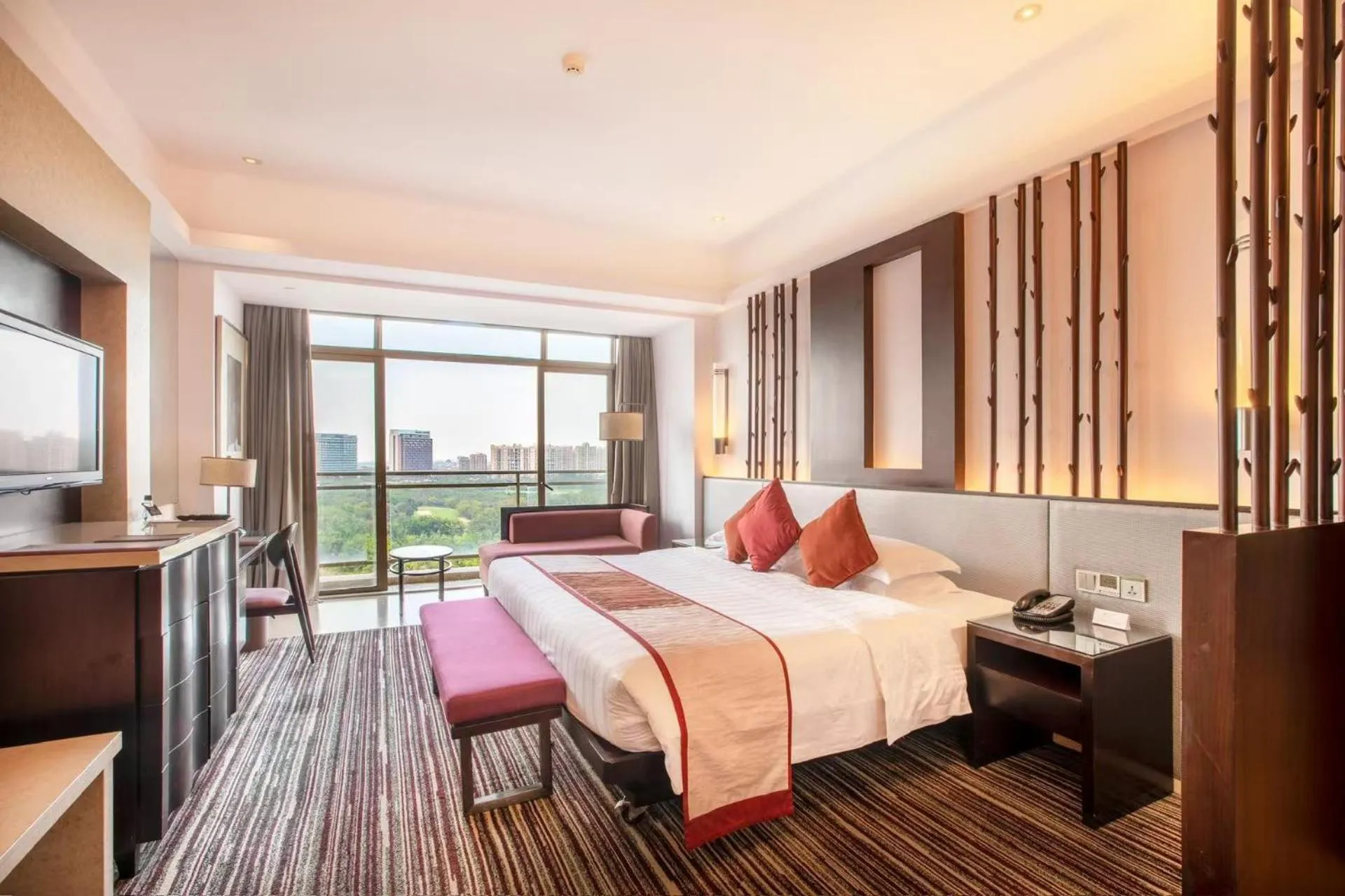 Bed in Mission Hills Resort Haikou