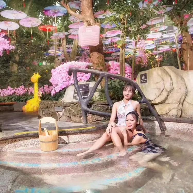 Hot Spring Bath in Mission Hills Resort Haikou