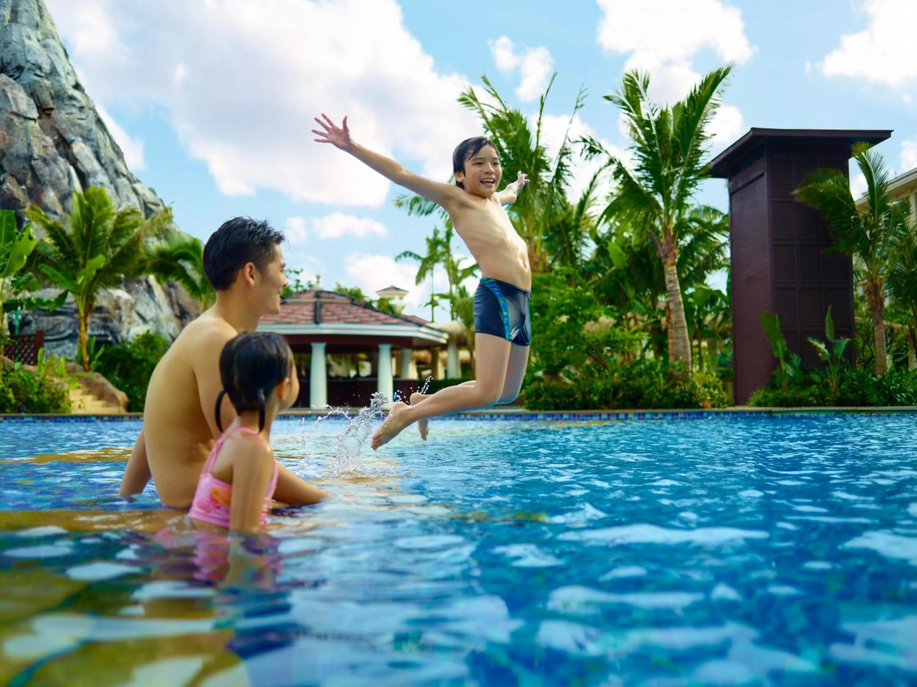 Aqua park in Mission Hills Resort Haikou