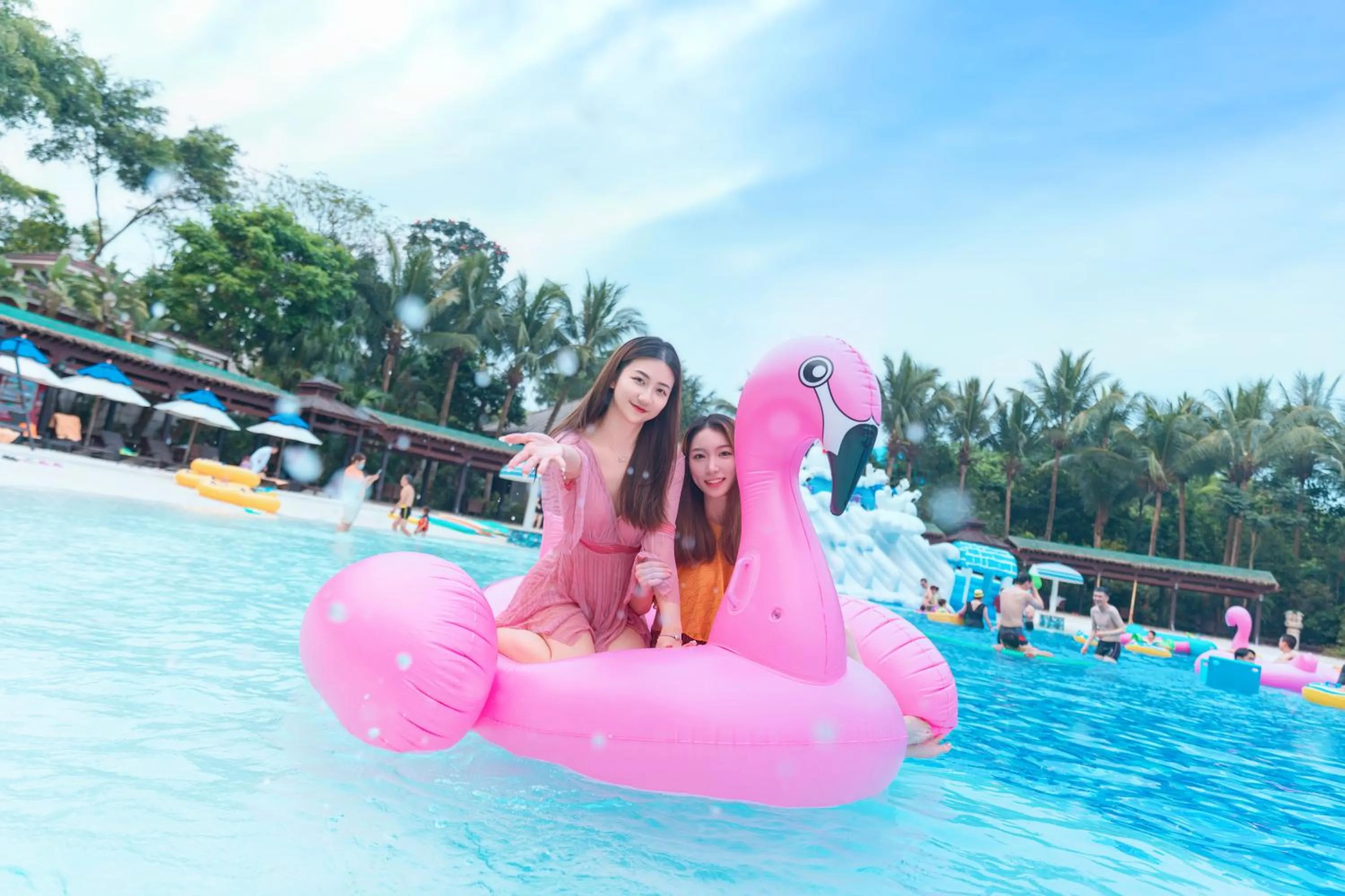 Aqua park in Mission Hills Resort Haikou
