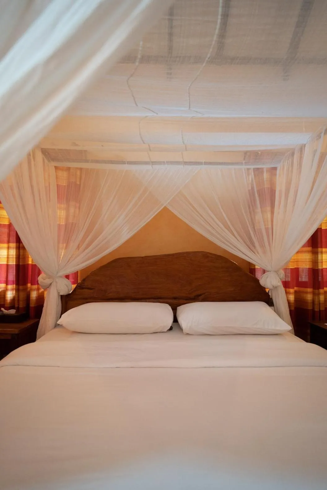 Bed in Flower Island Resort