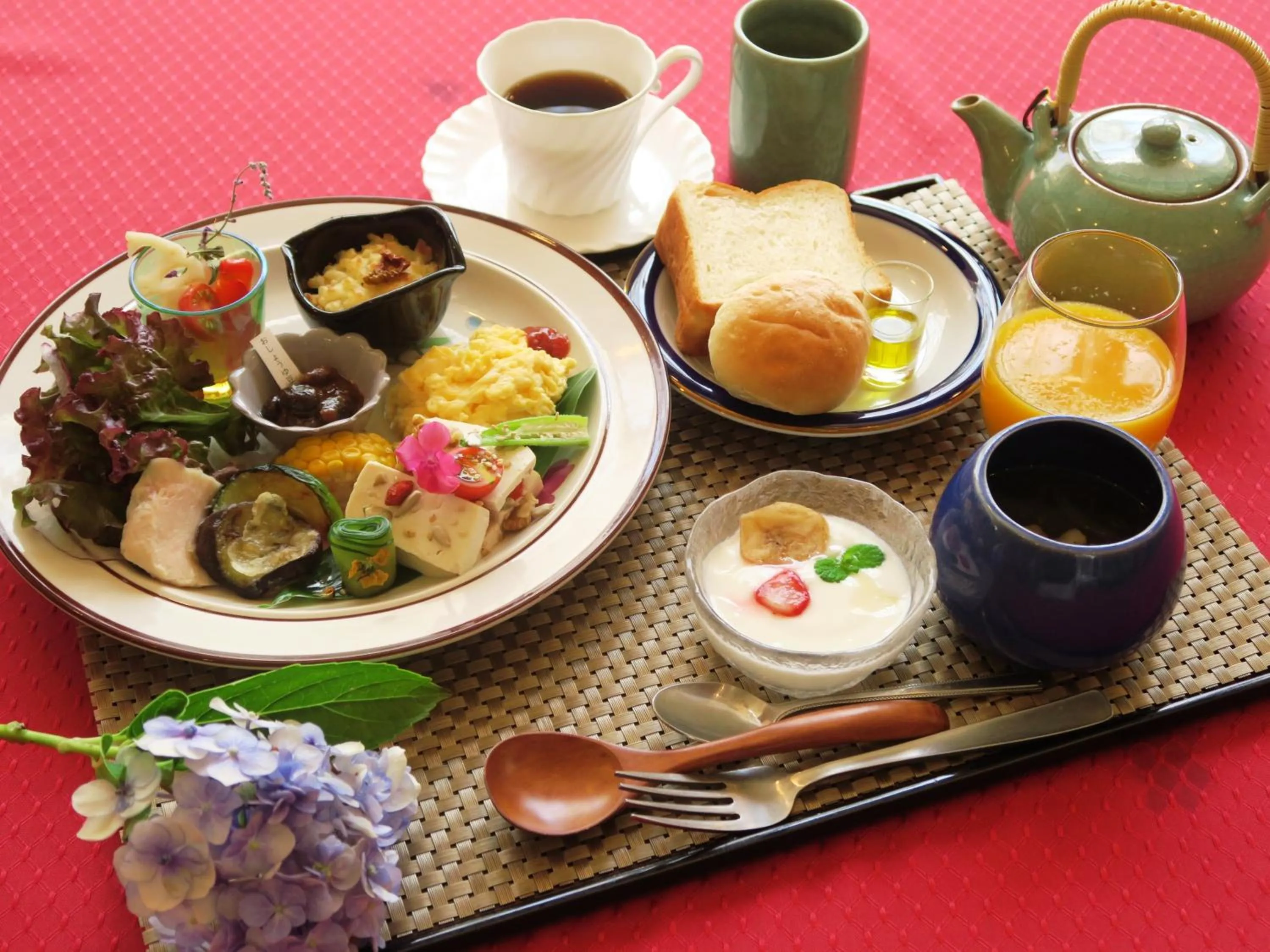 Food and drinks in Guestroom Garden Azumino