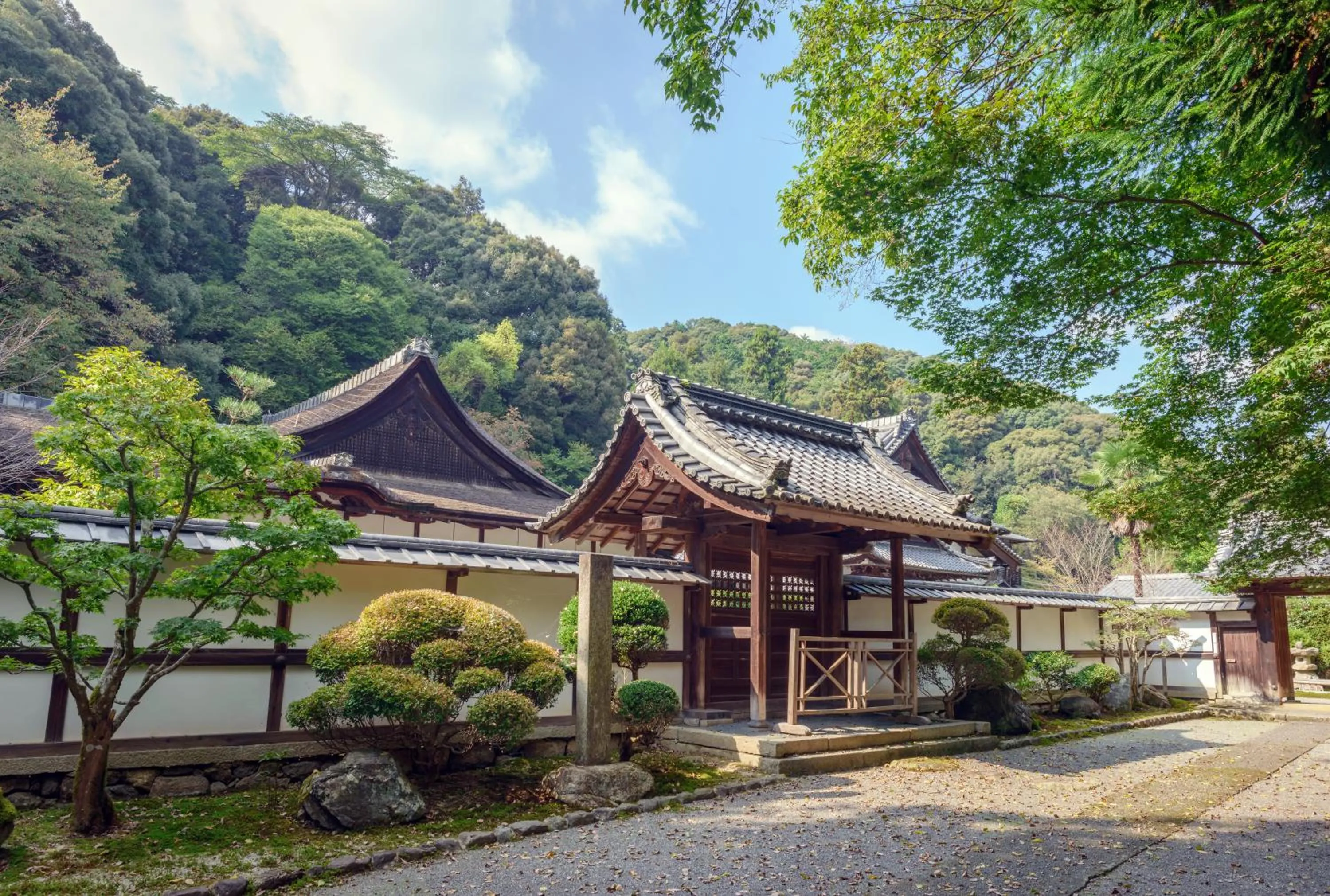Property building in Temple-stay WAQOO Mii-dera