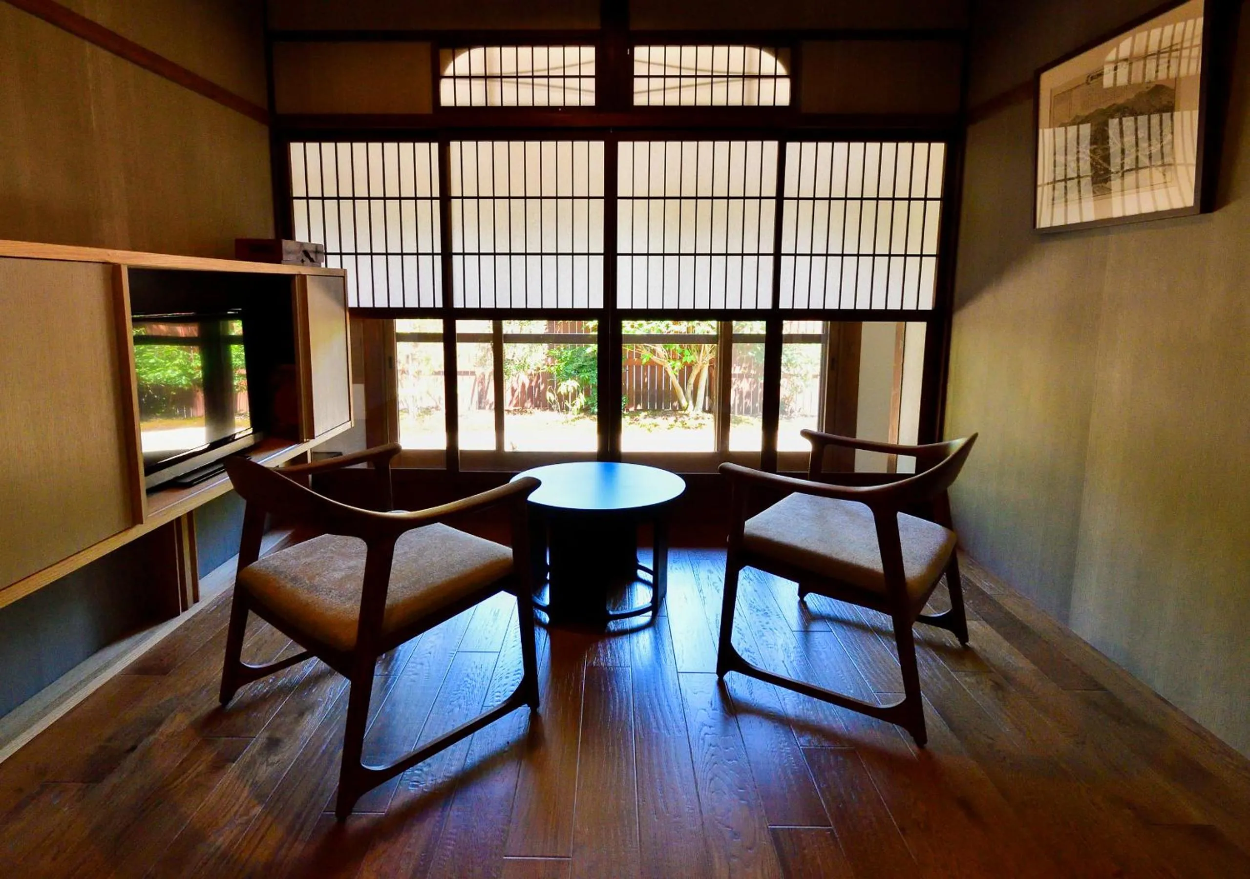 Library in Temple-stay WAQOO Mii-dera