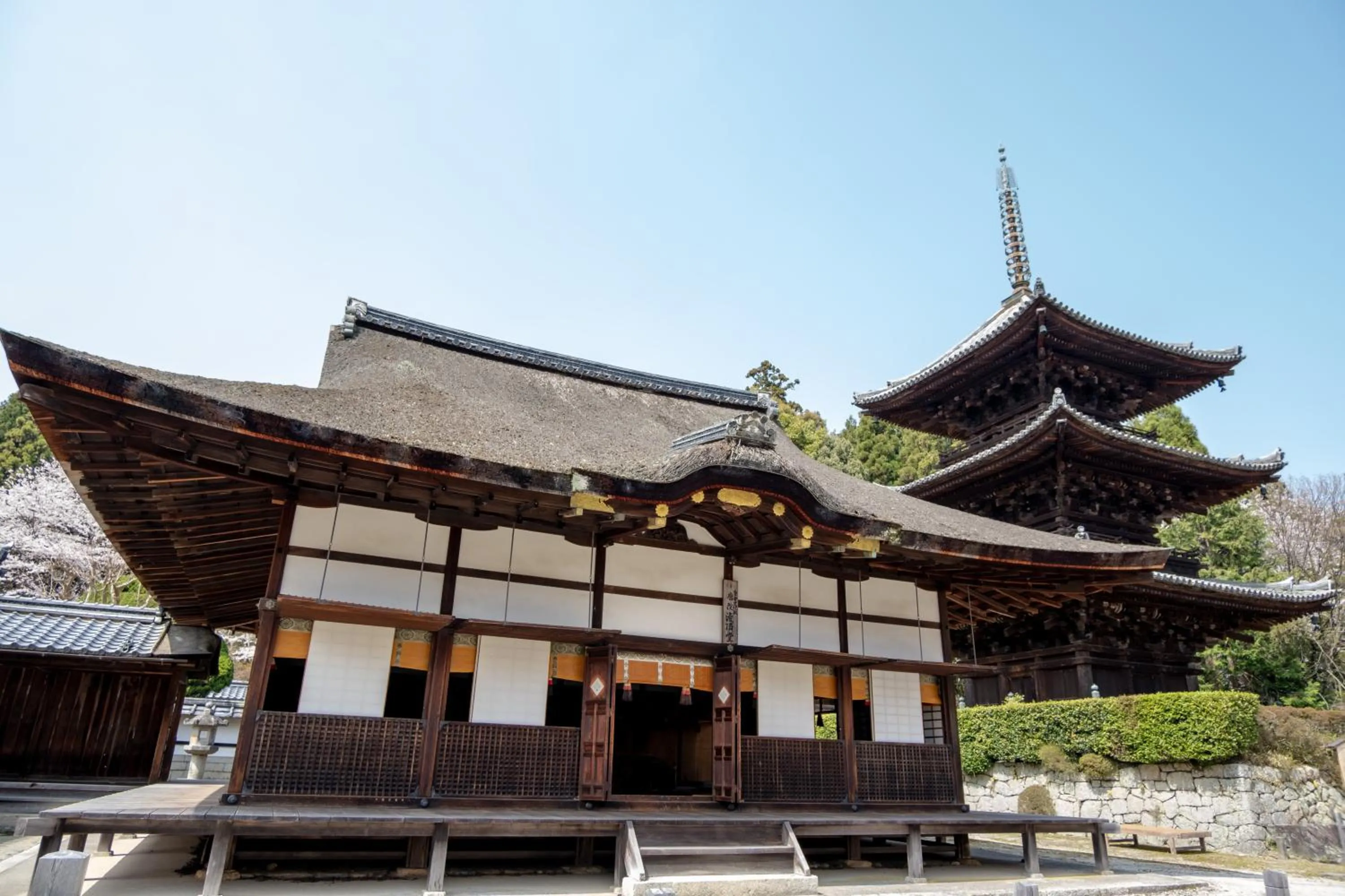Area and facilities in Temple-stay WAQOO Mii-dera