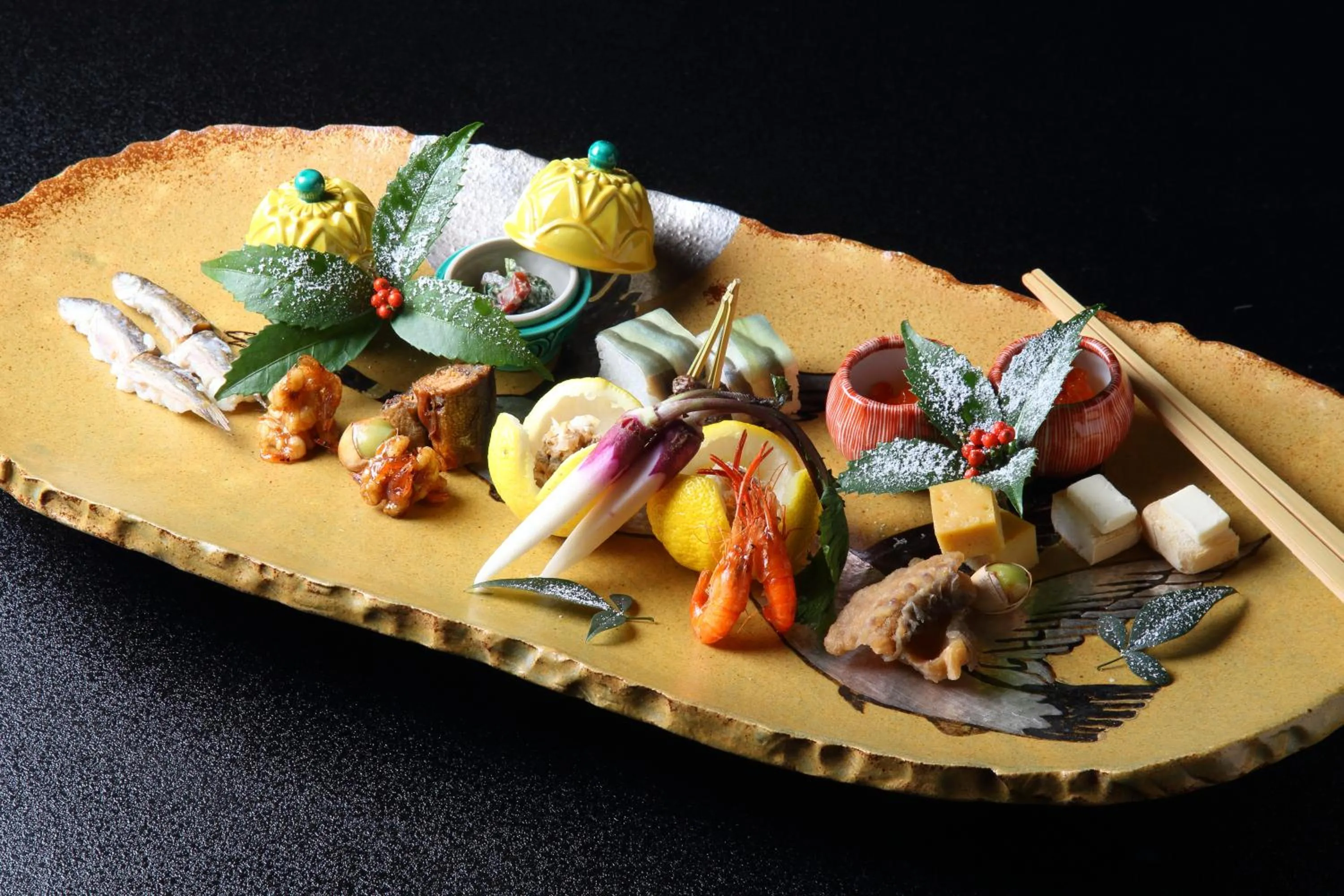 Food close-up in Temple-stay WAQOO Mii-dera
