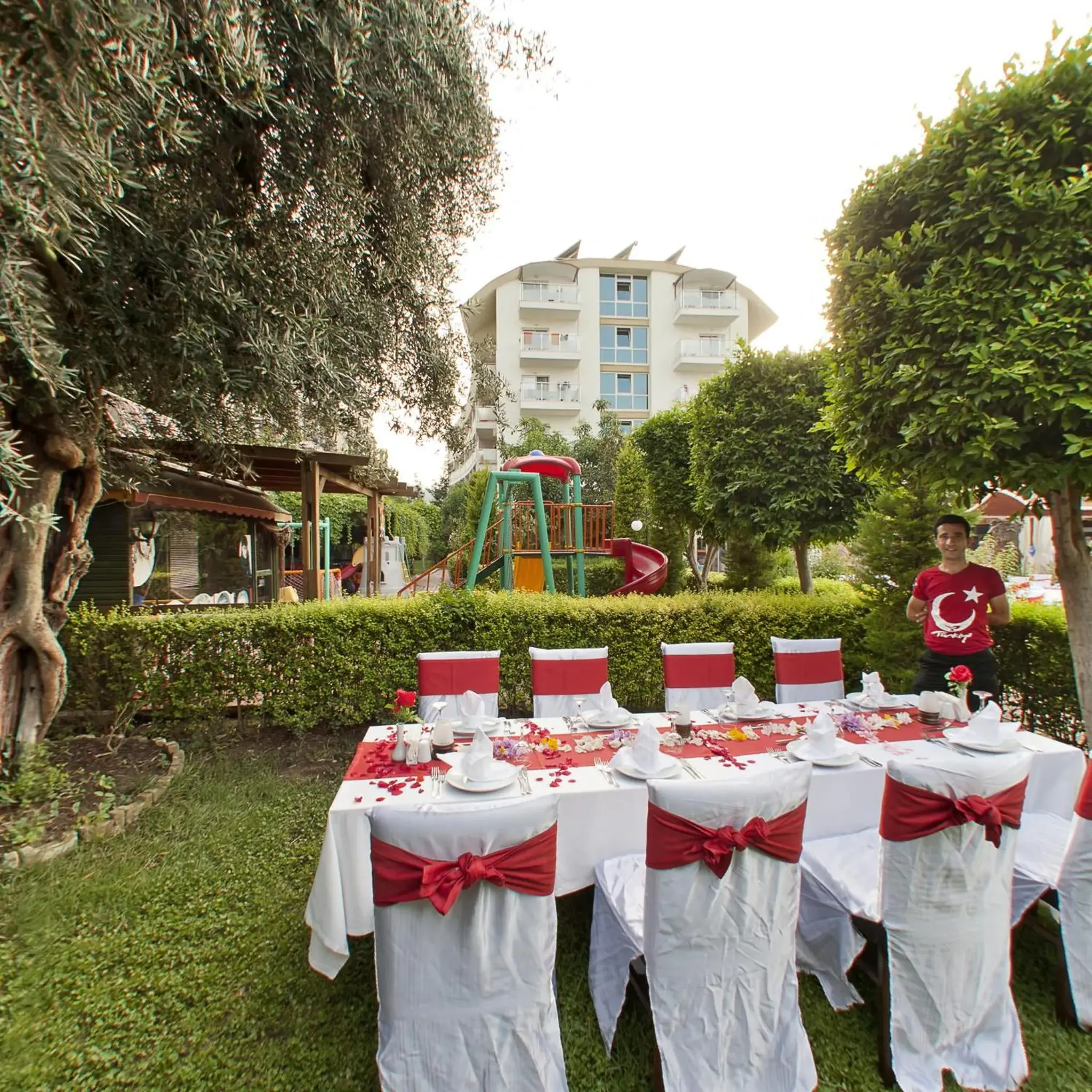 Garden view in Lims Bona Dea Beach Hotel Garden view in Lims Bona Dea Beach Hotel