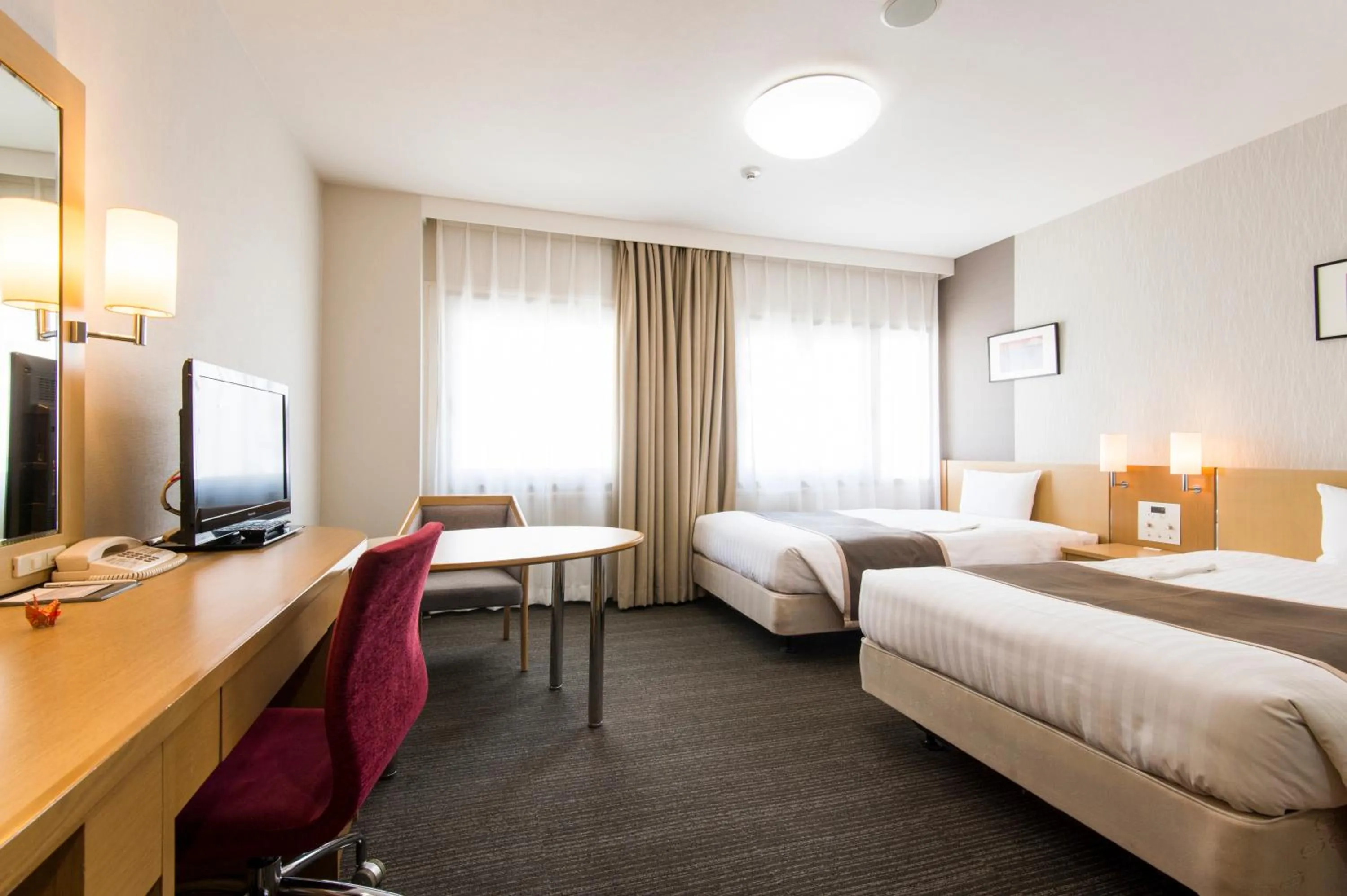 Bed in Hotel Hokke Club Oita