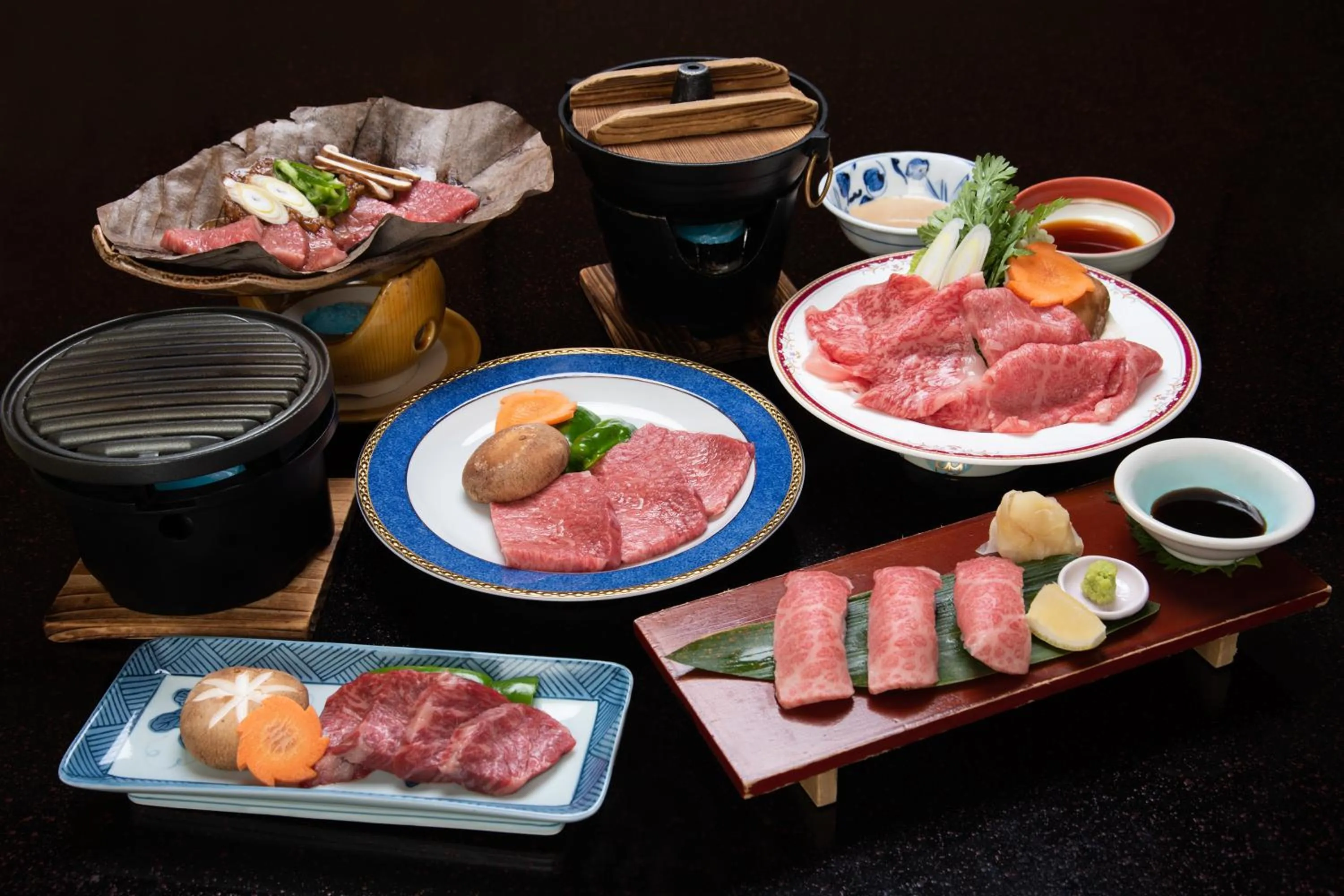 Dinner in Hidatakayama Futarishizuka Hakuun