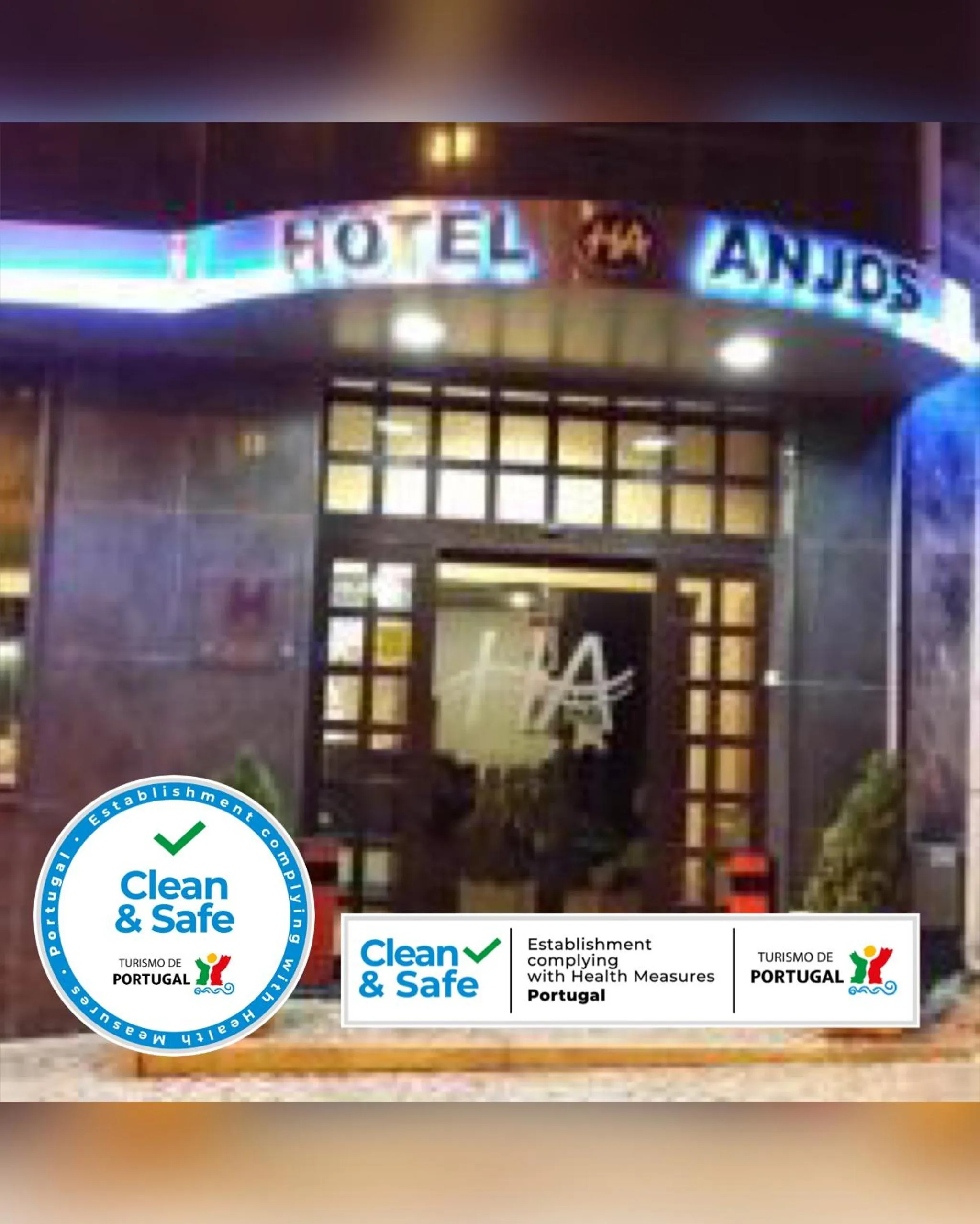 Logo/Certificate/Sign in Hotel Anjos