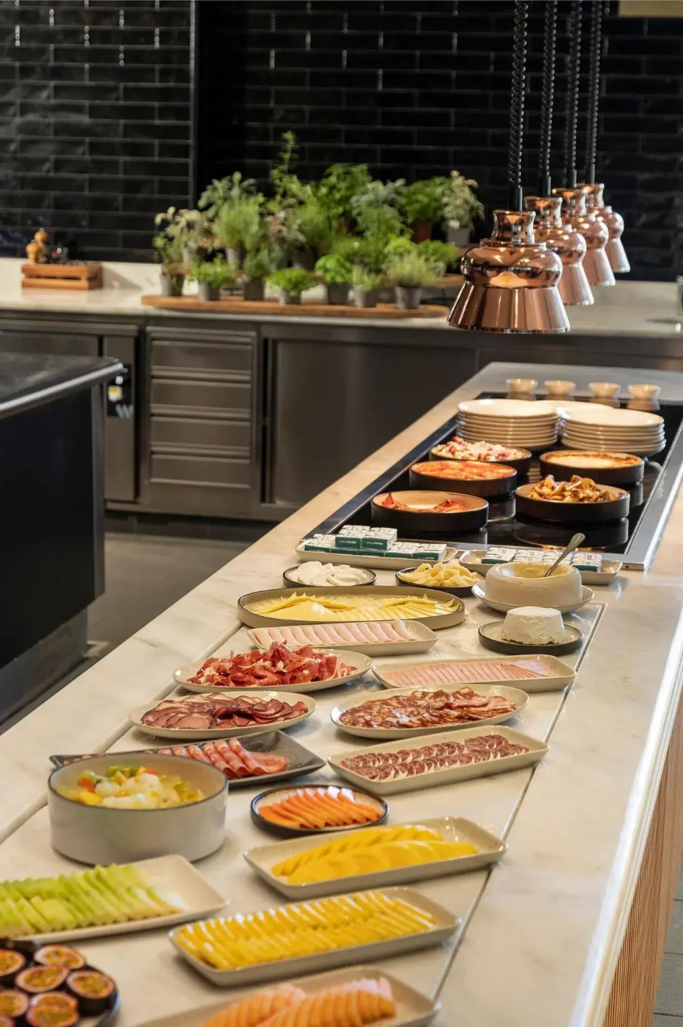 Buffet breakfast in EVOLUTION Cascais-Estoril Hotel Buffet breakfast in EVOLUTION Cascais-Estoril Hotel