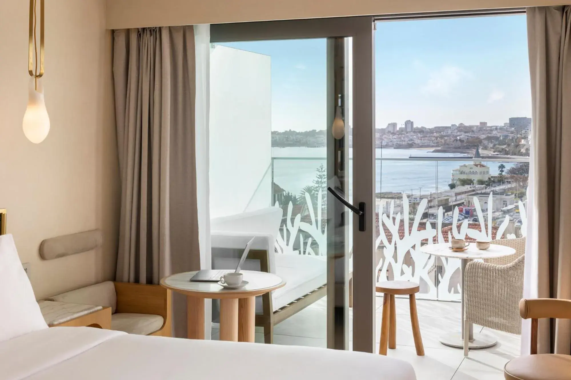 View (from property/room), Bed in EVOLUTION Cascais-Estoril Hotel View (from property/room), Bed in EVOLUTION Cascais-Estoril Hotel