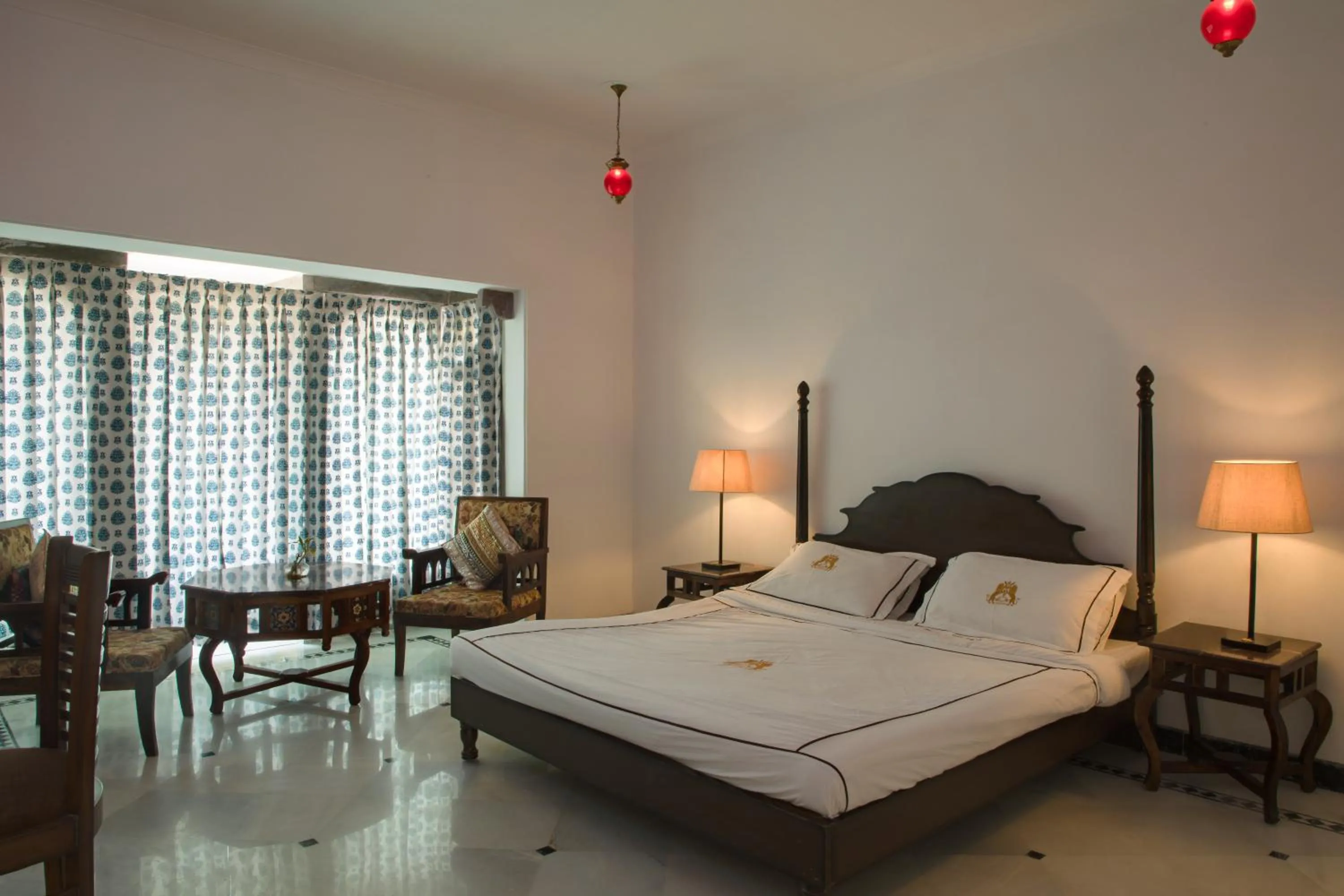 Photo of the whole room, Bed in Shahpura Kumbhal Villas