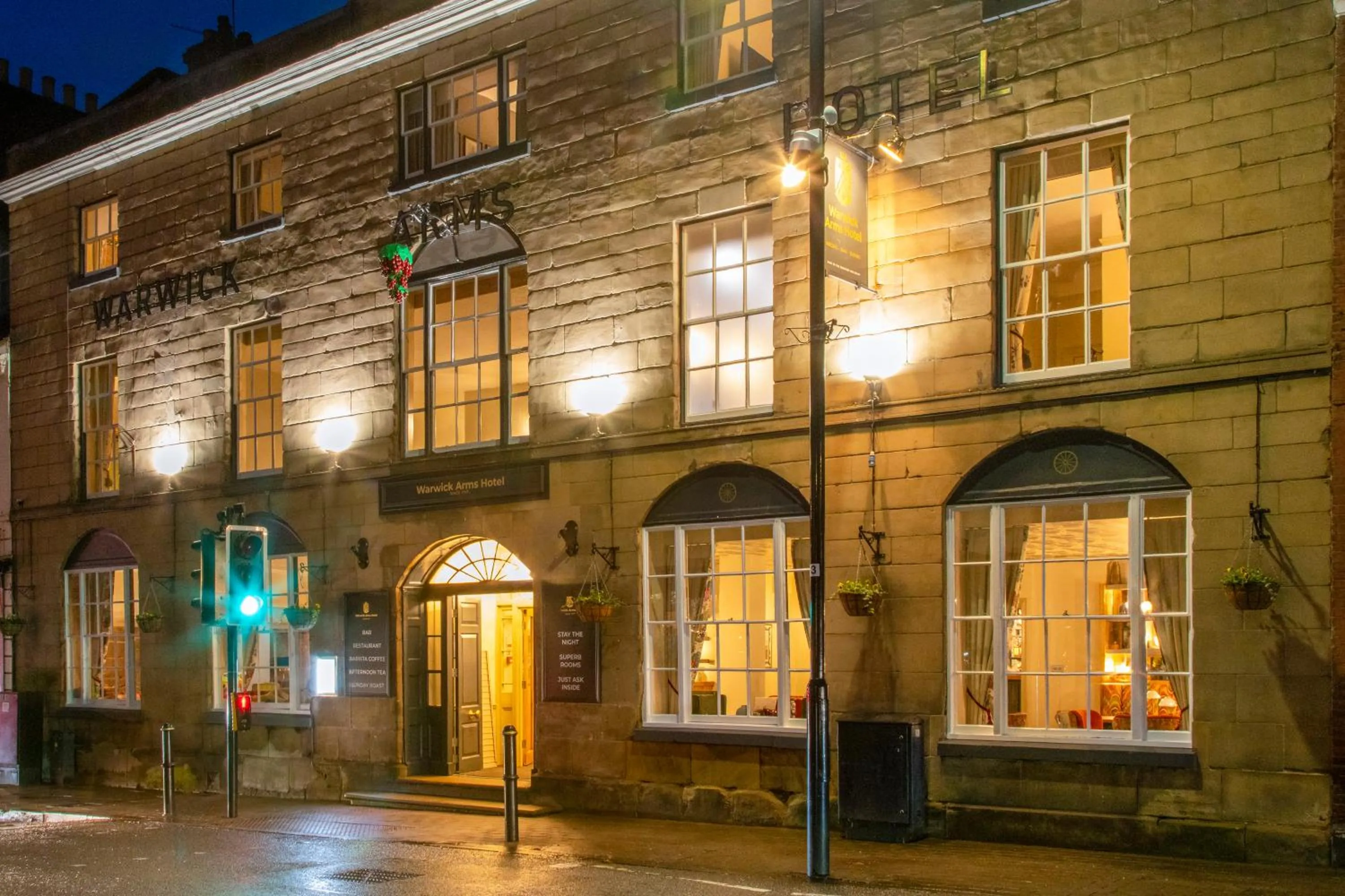 Property building in The Warwick Arms Hotel - The Coaching Inn Group
