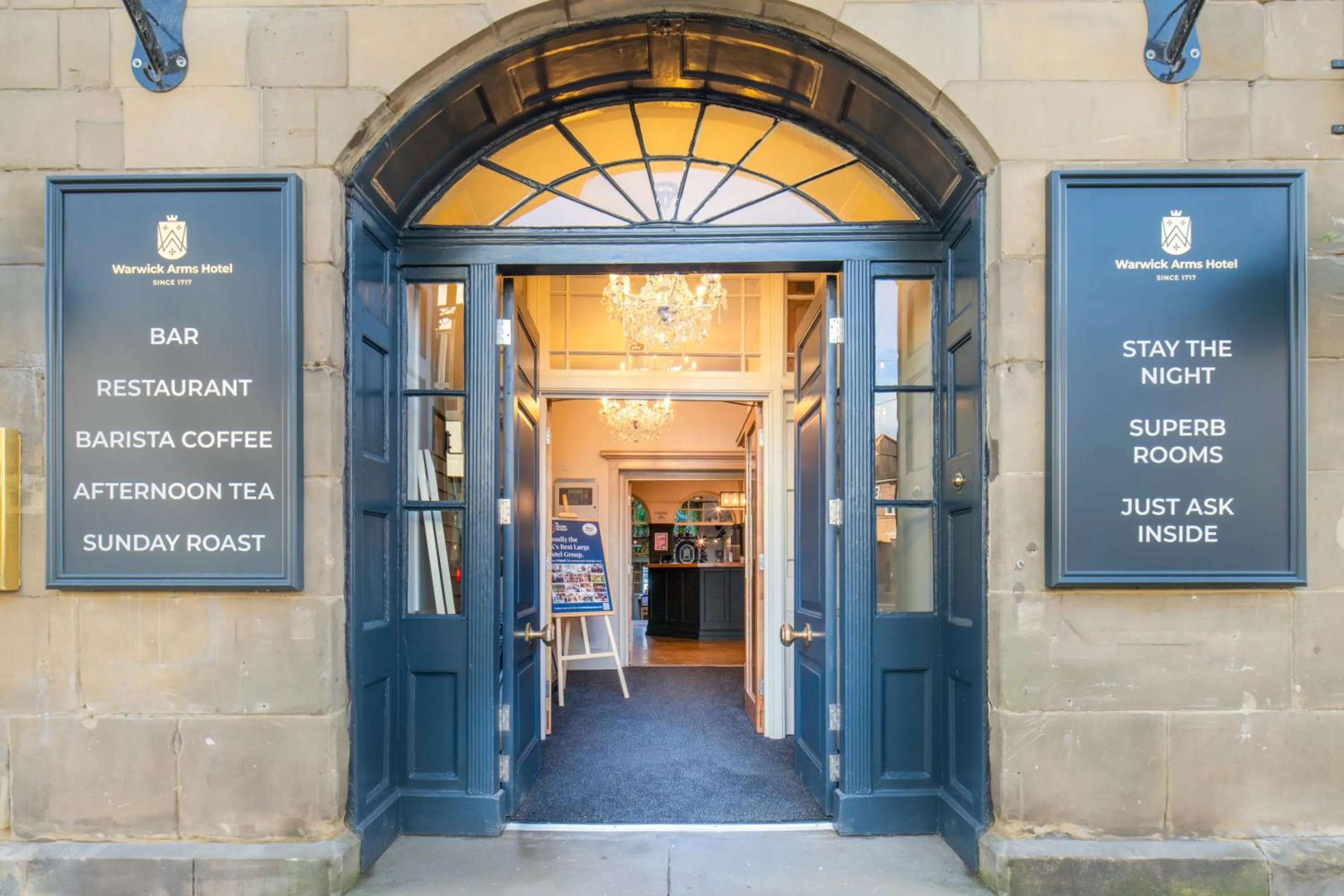 Property building in The Warwick Arms Hotel - The Coaching Inn Group