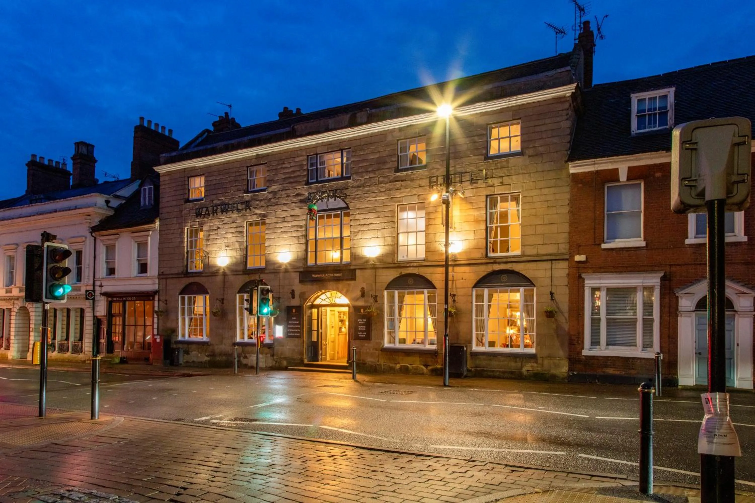 Property building in The Warwick Arms Hotel - The Coaching Inn Group
