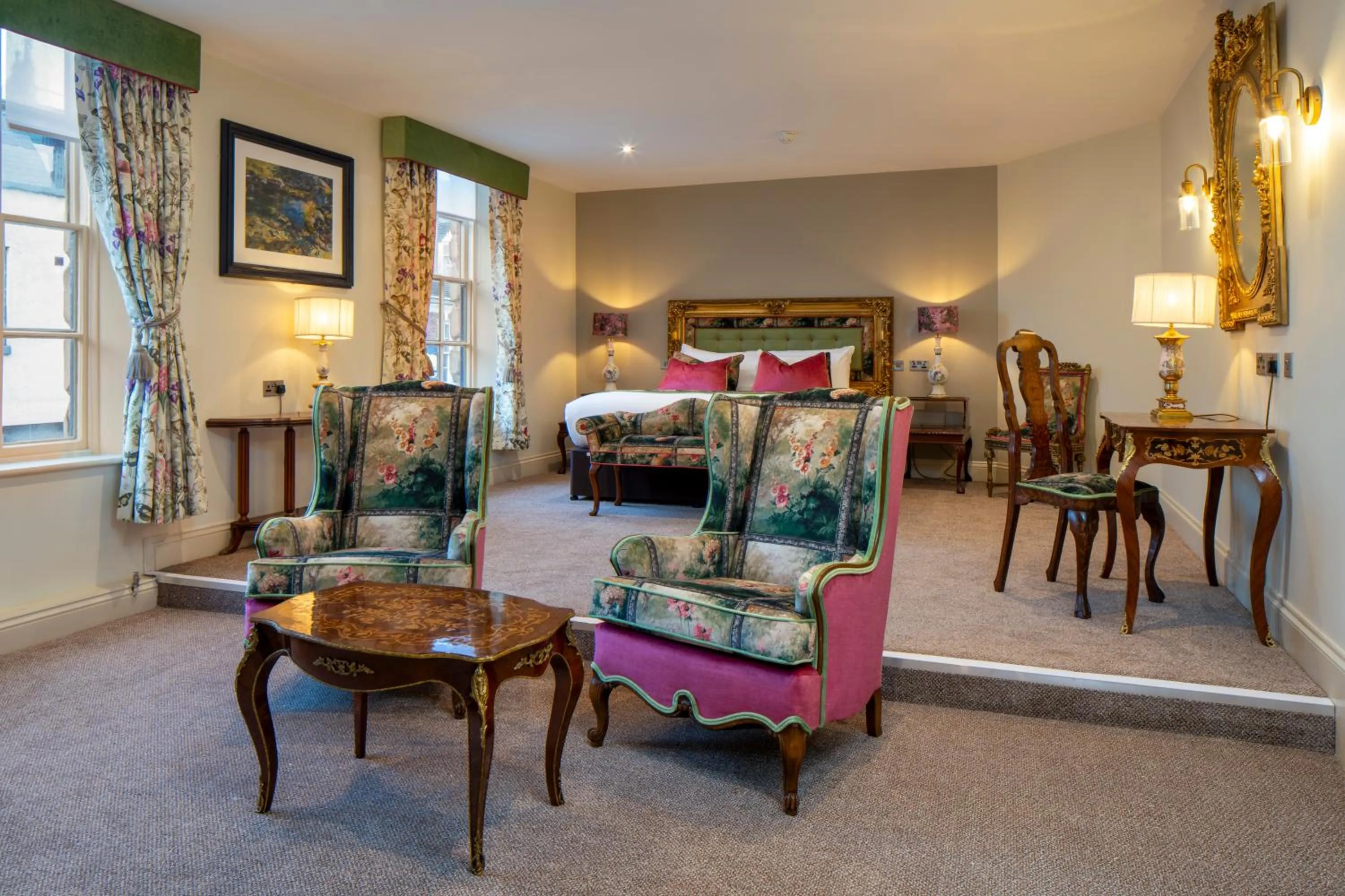 Bedroom, Bed in The Warwick Arms Hotel - The Coaching Inn Group