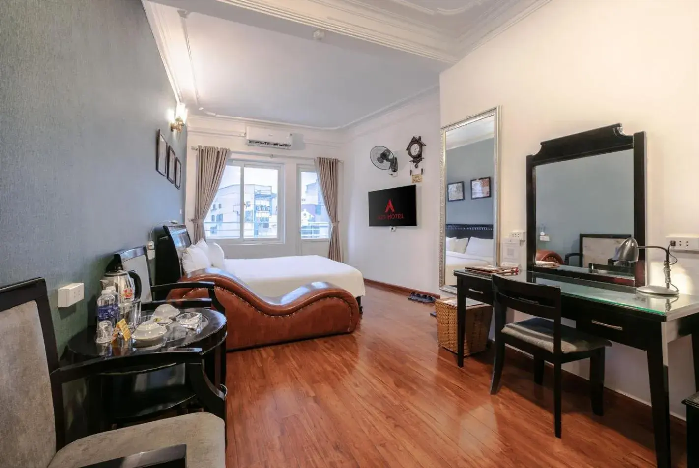 Bed in A25 Hotel - 96 Hai Bà Trưng Bed in A25 Hotel - 96 Hai Bà Trưng